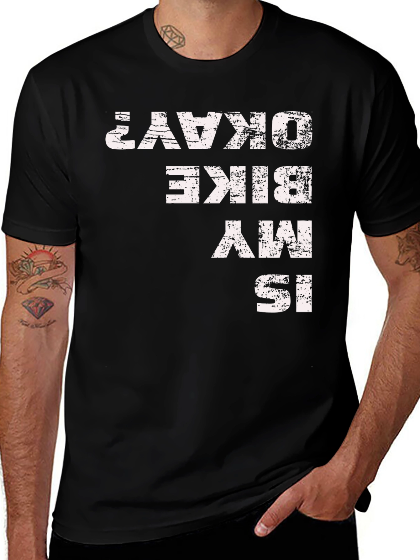 Variant 14 of Is My Bike Okay? Graphic T-Shirt