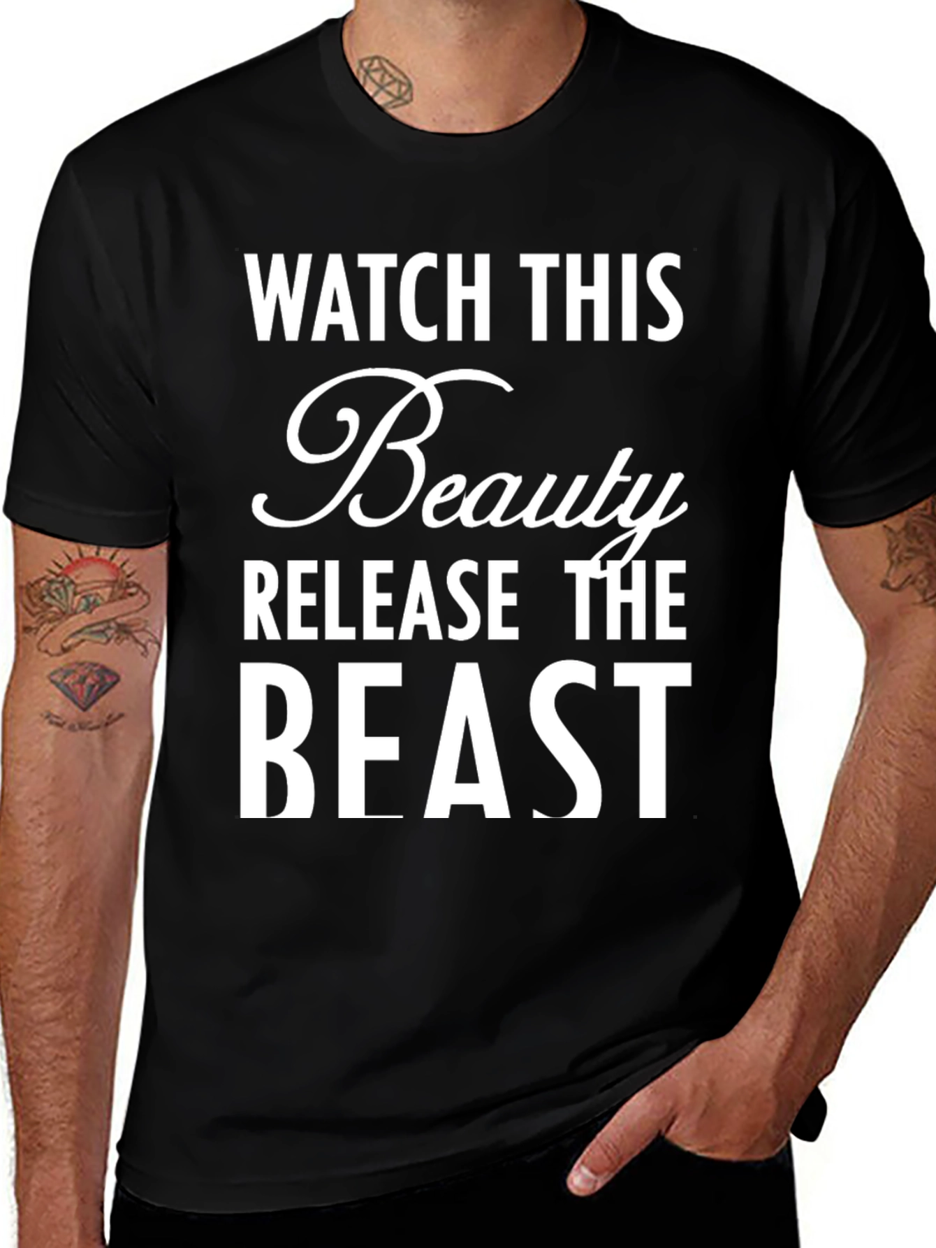 Variant 3 of Watch This Beauty Release The Beast T-Shirt