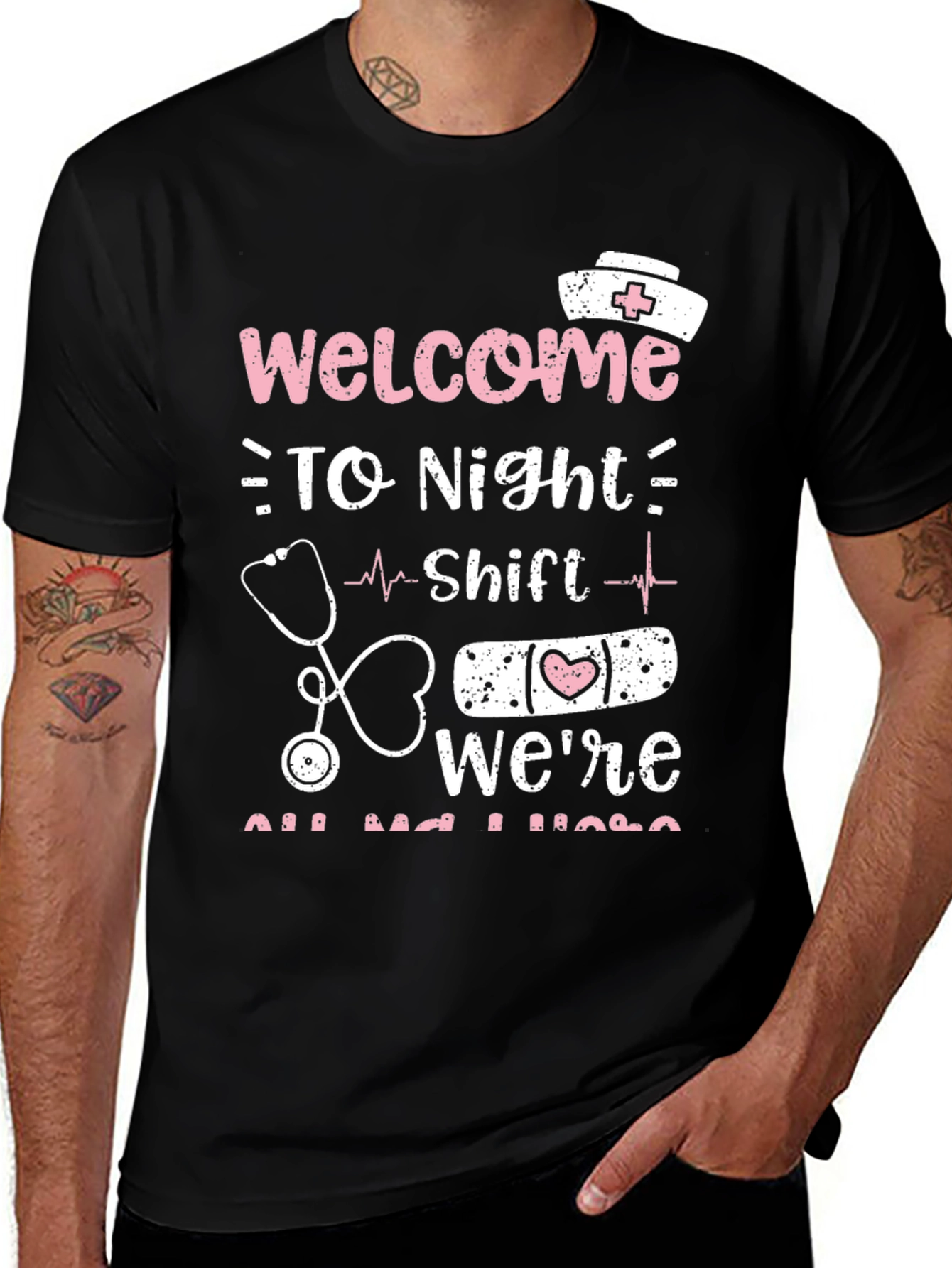 Variant 13 of Welcome To Night Shift Nurse T-Shirt