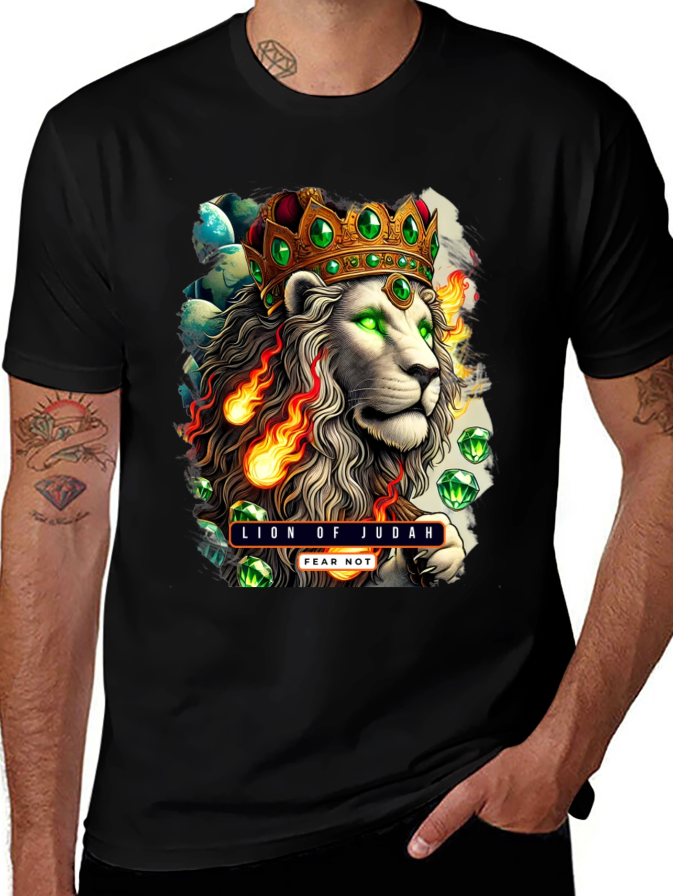 Lion of Judah T-Shirt - Fear Not Graphic Tee
