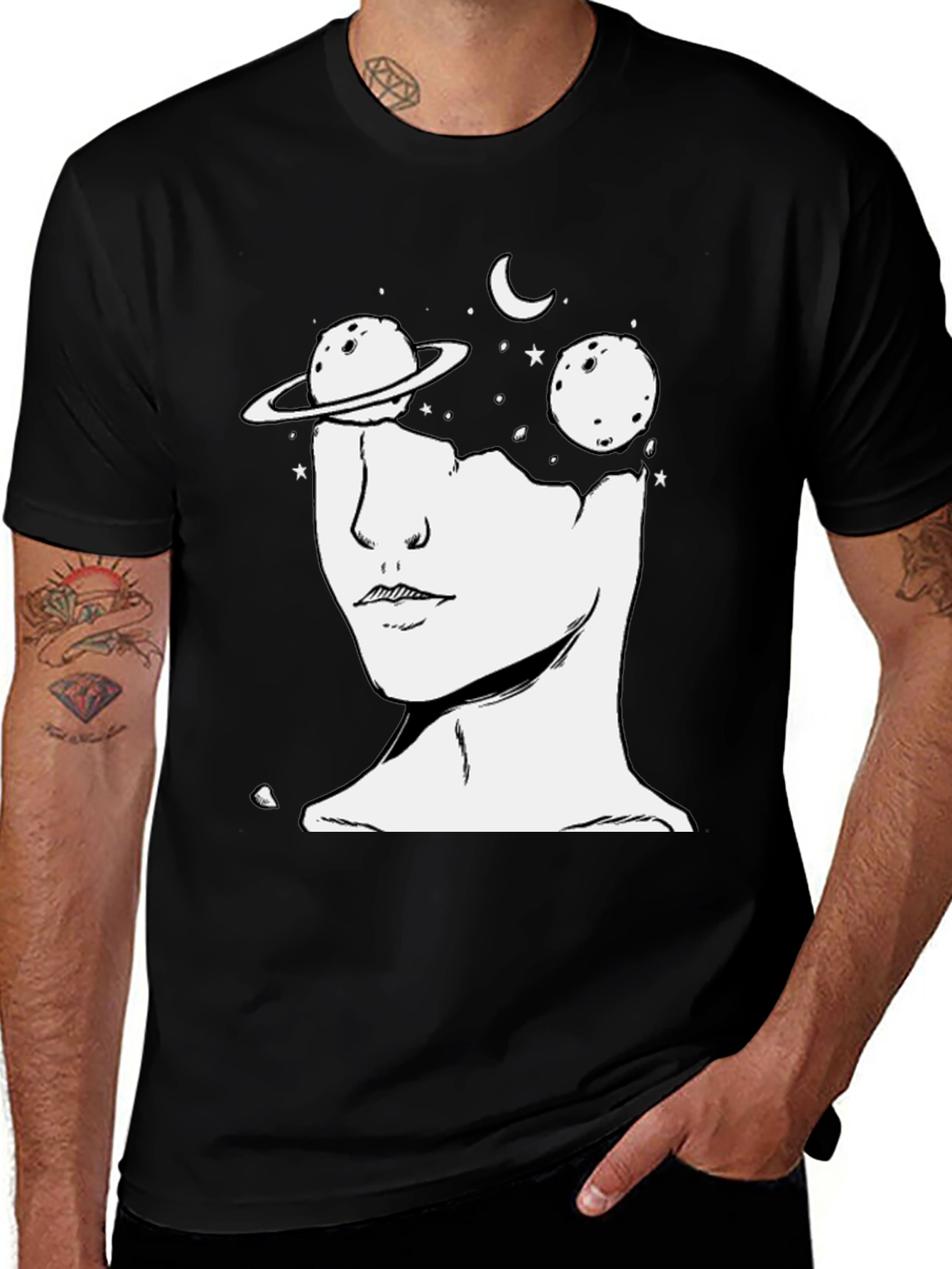 Cosmic Mind T-Shirt - Black