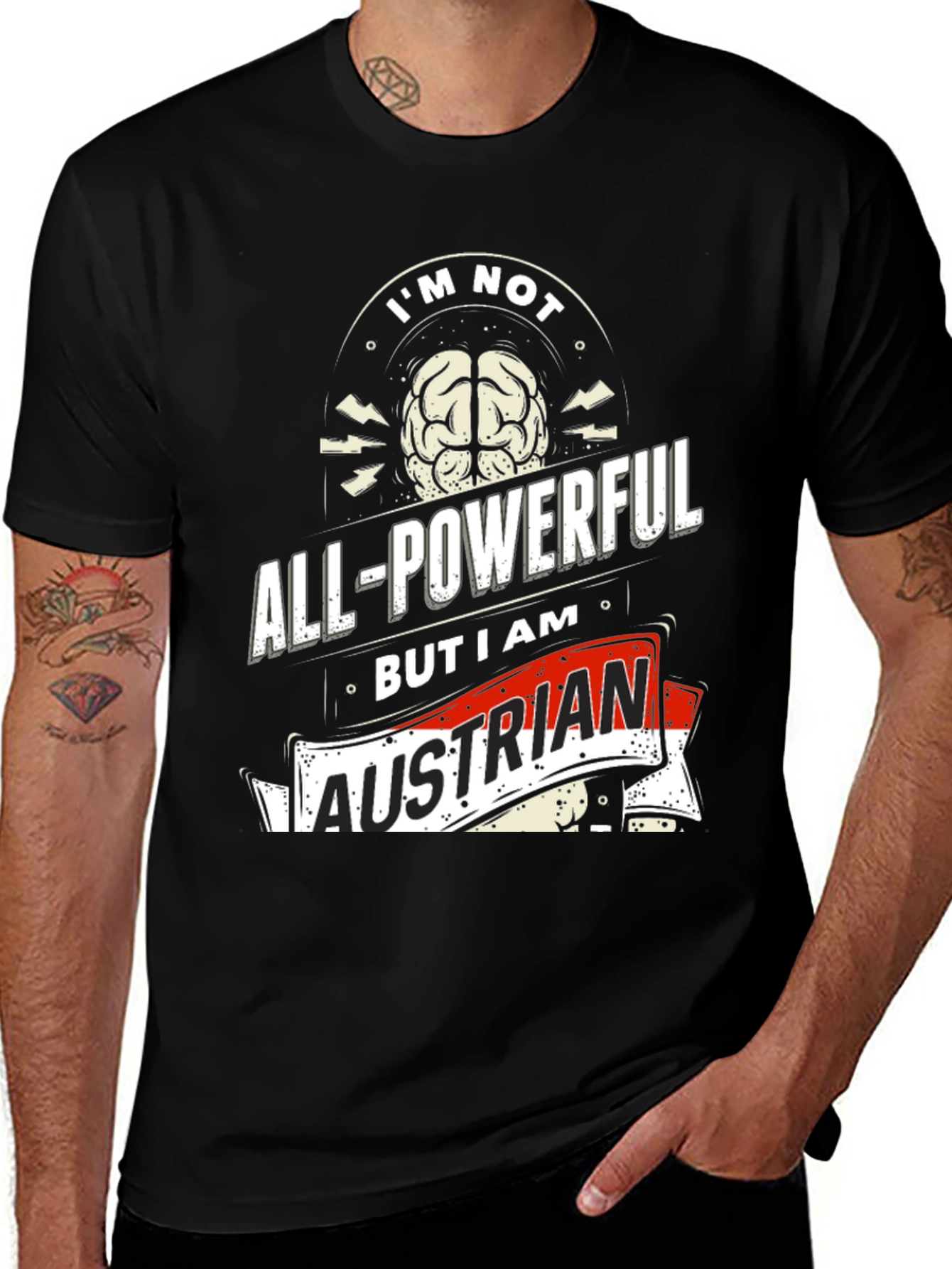 All-Powerful Austrian Graphic Tee