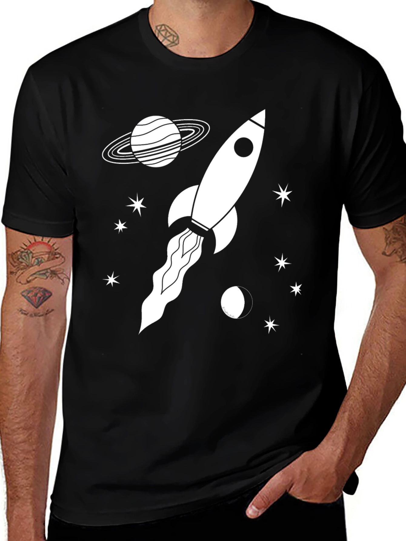 Variant 13 of Rocket Space T-Shirt