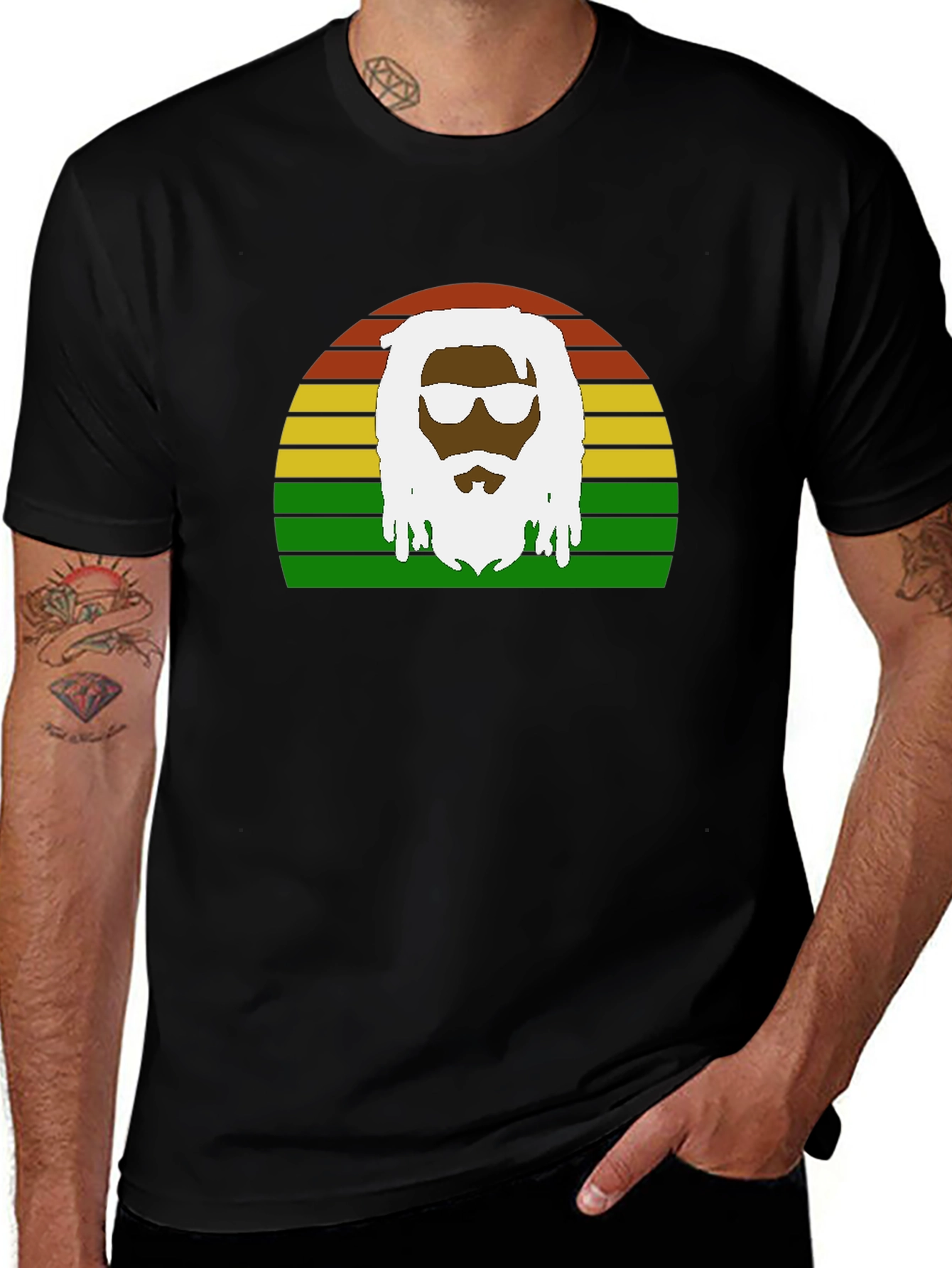 Rasta Man T-Shirt - Reggae Vibe Graphic Tee