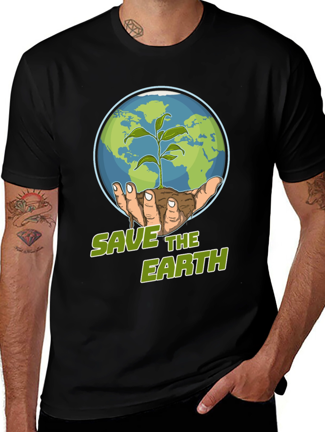 Variant 11 of Save The Earth Graphic T-Shirt