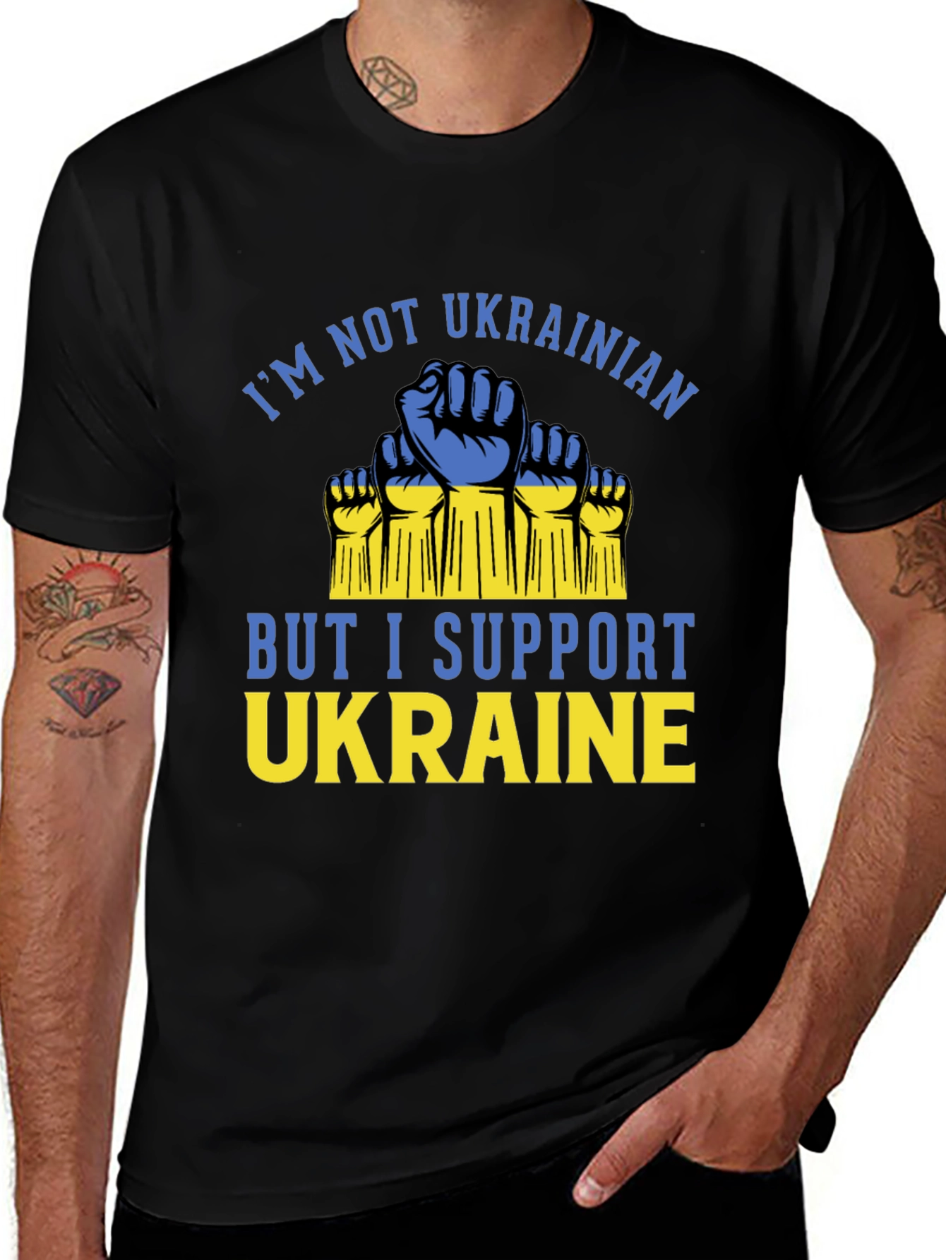 Ukraine Support T-Shirt - Stand with Ukraine