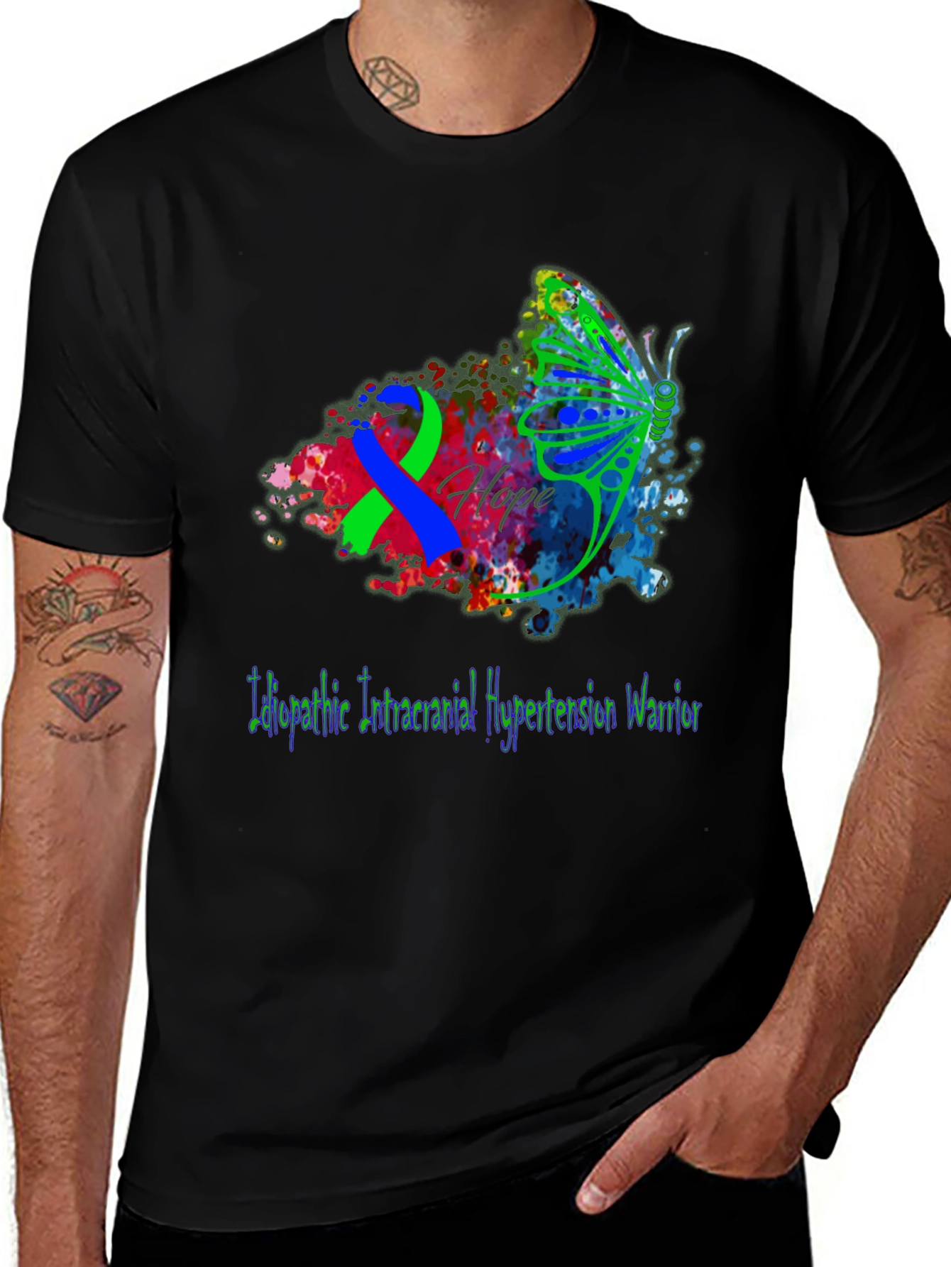 IIH Warrior Butterfly Hope Graphic T-Shirt