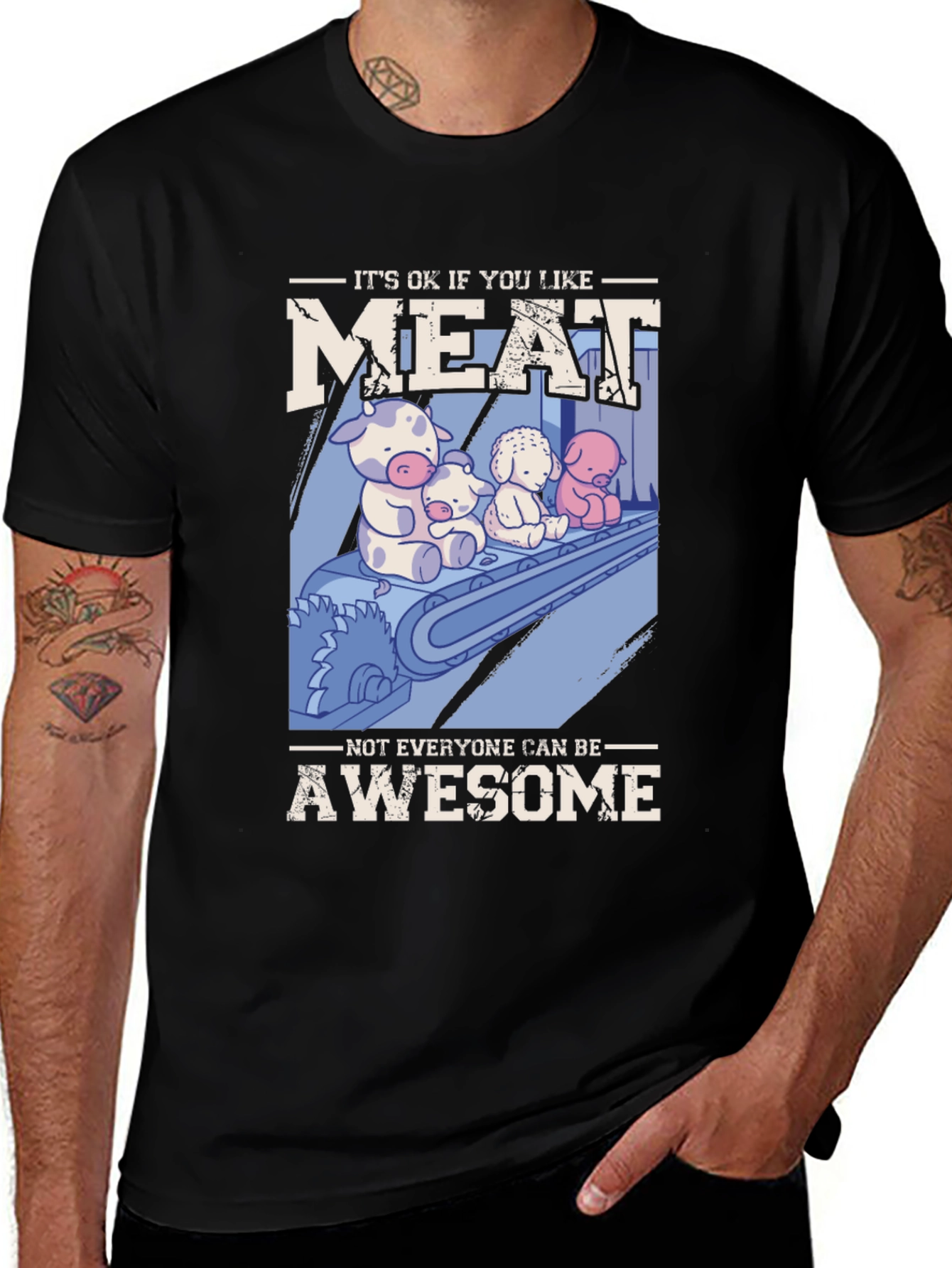 Variant 2 of It's OK If You Like Meat T-Shirt - Awesome Graphic Tee