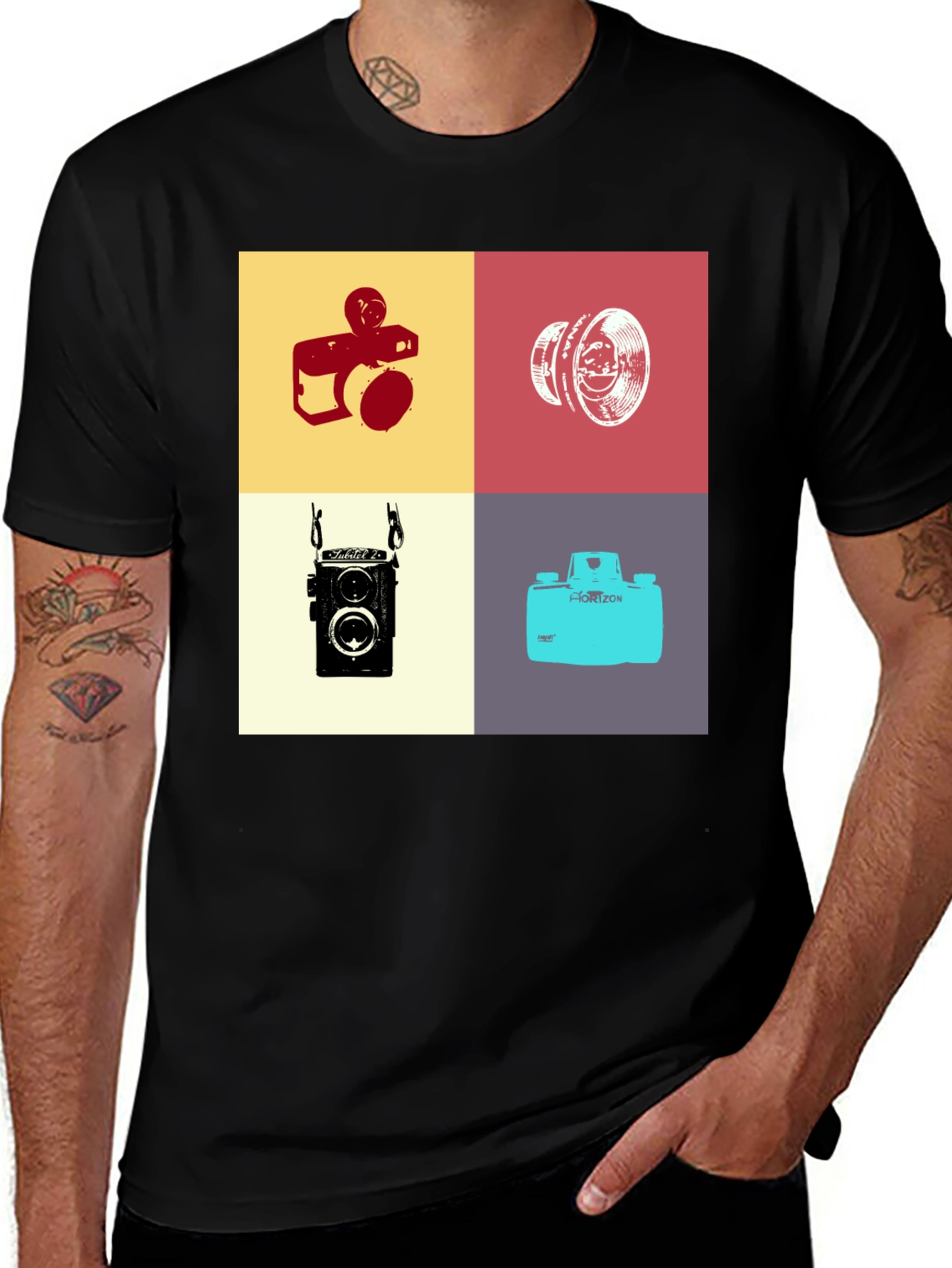 Variant 20 of Retro Camera Graphic Tee - Photographer Gift