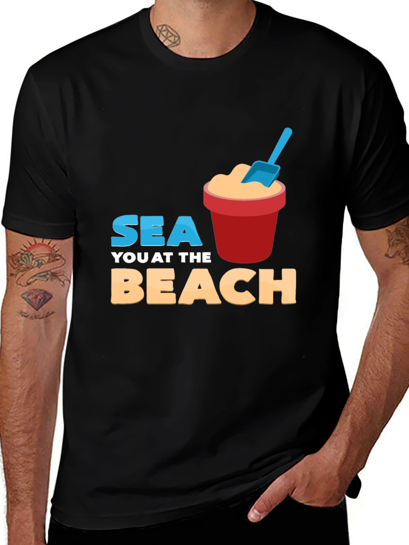 Variant 19 of Sea You at The Beach T-Shirt