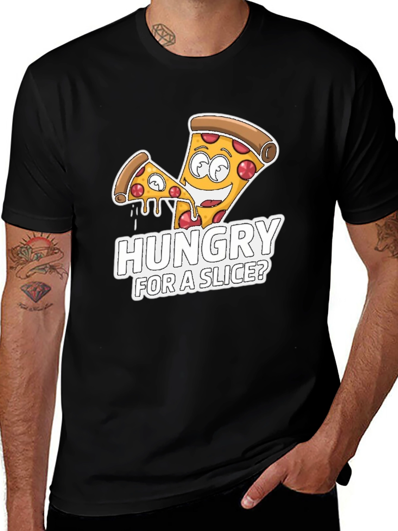 Variant 14 of Hungry For A Slice? Pizza T-Shirt