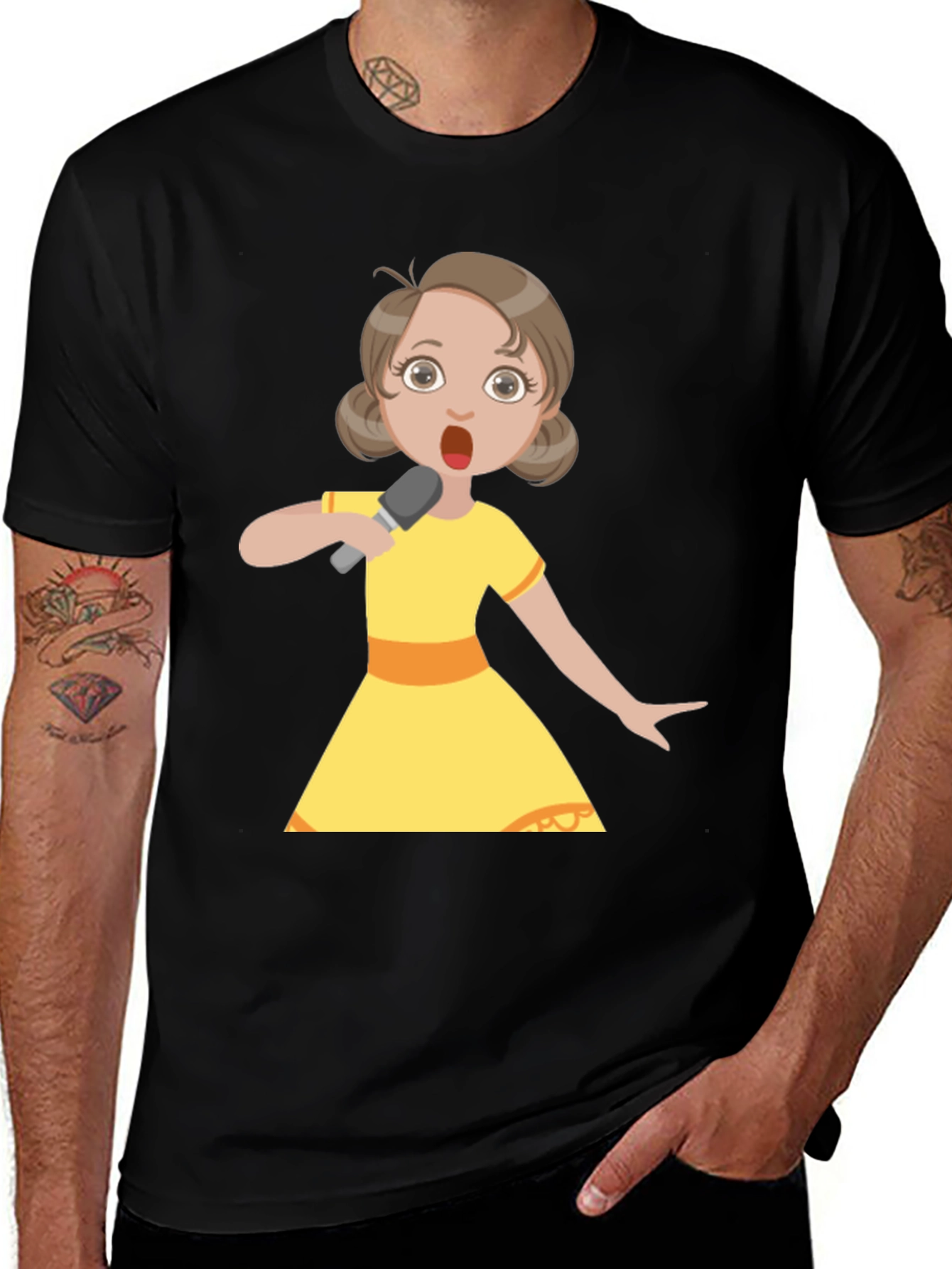 Variant 2 of Karaoke Girl Graphic Tee