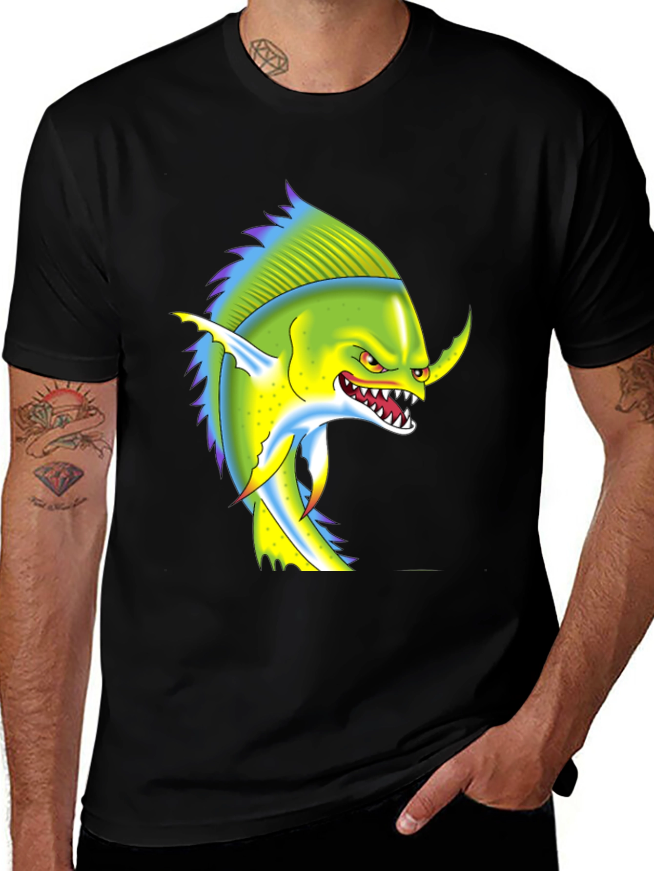 Variant 14 of Cool Mahi-Mahi Graphic T-Shirt