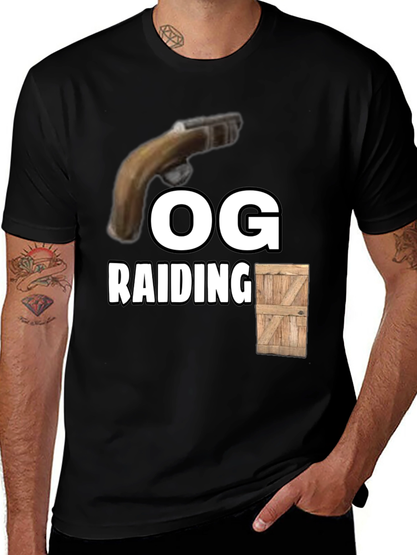 OG Raiding Tee - Rust Game Inspired Design