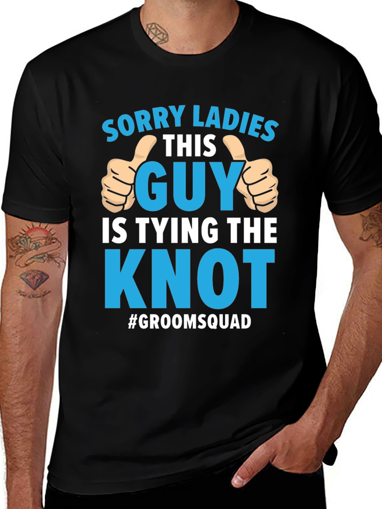 Sorry Ladies Tying the Knot Groom Squad T-Shirt