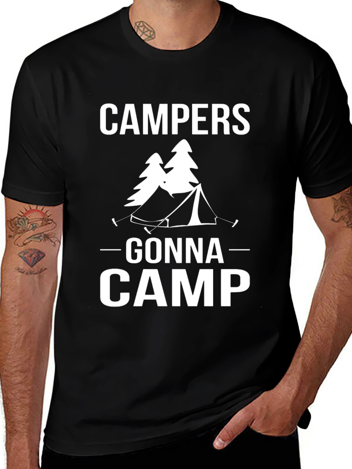 Variant 9 of Campers Gonna Camp Graphic T-Shirt
