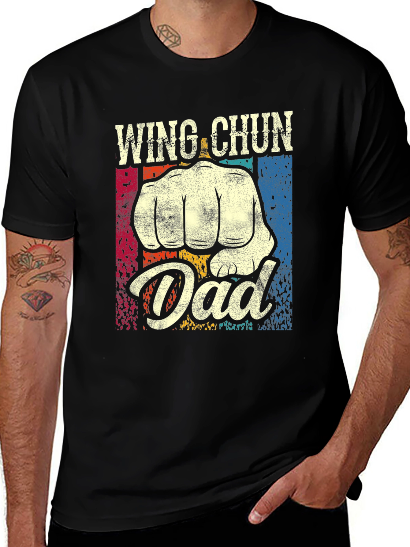 Wing Chun Dad T-Shirt - Martial Arts Father Tee
