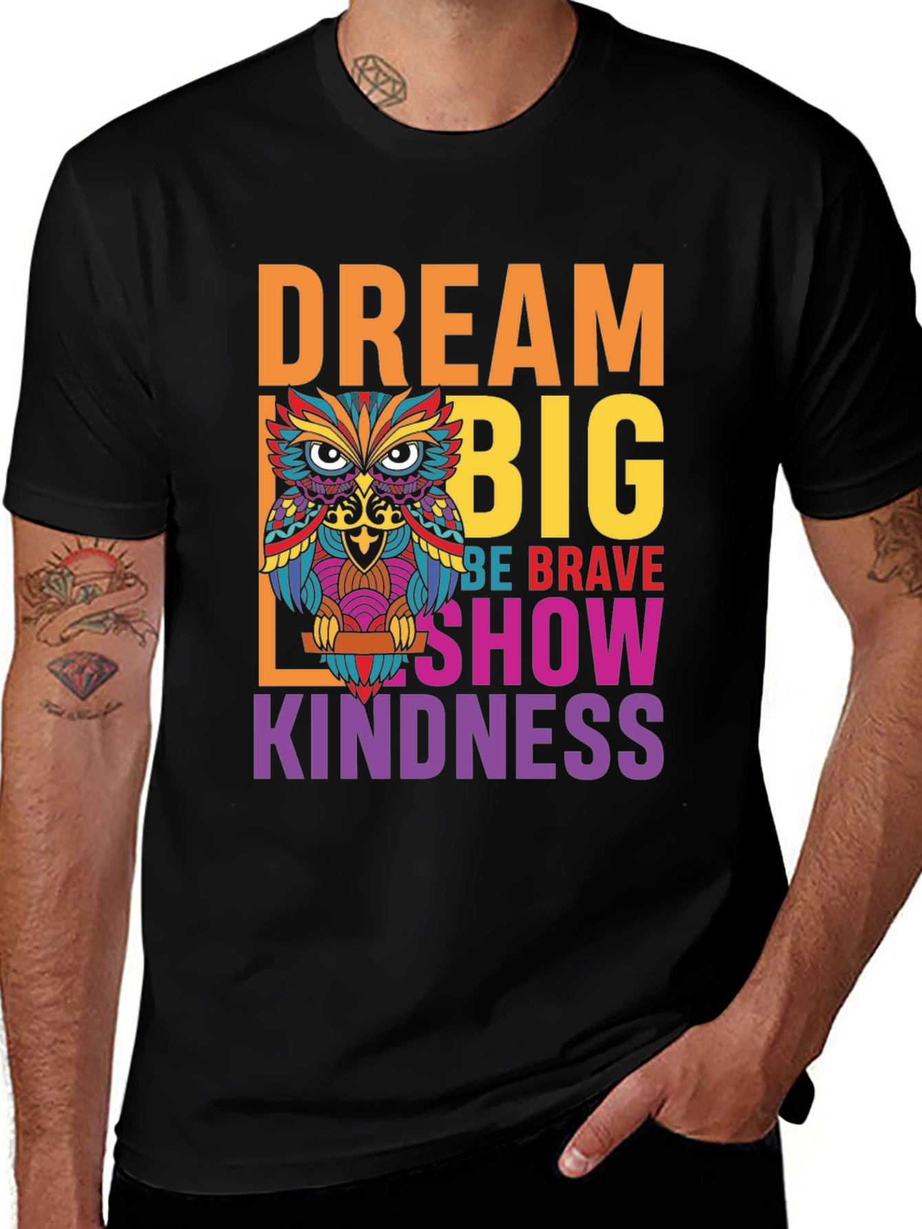 Variant 16 of Dream Big Owl Graphic T-Shirt