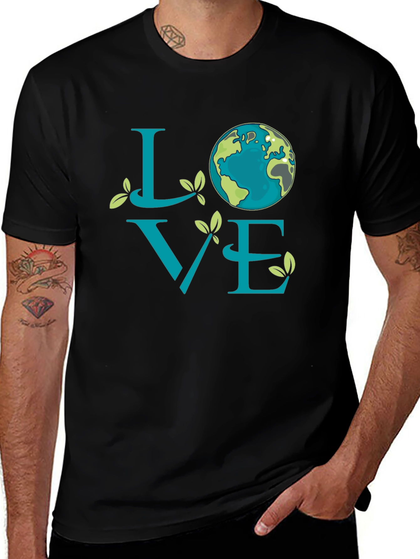 Variant 16 of Earth Love T-Shirt - Show Your Planet Pride!