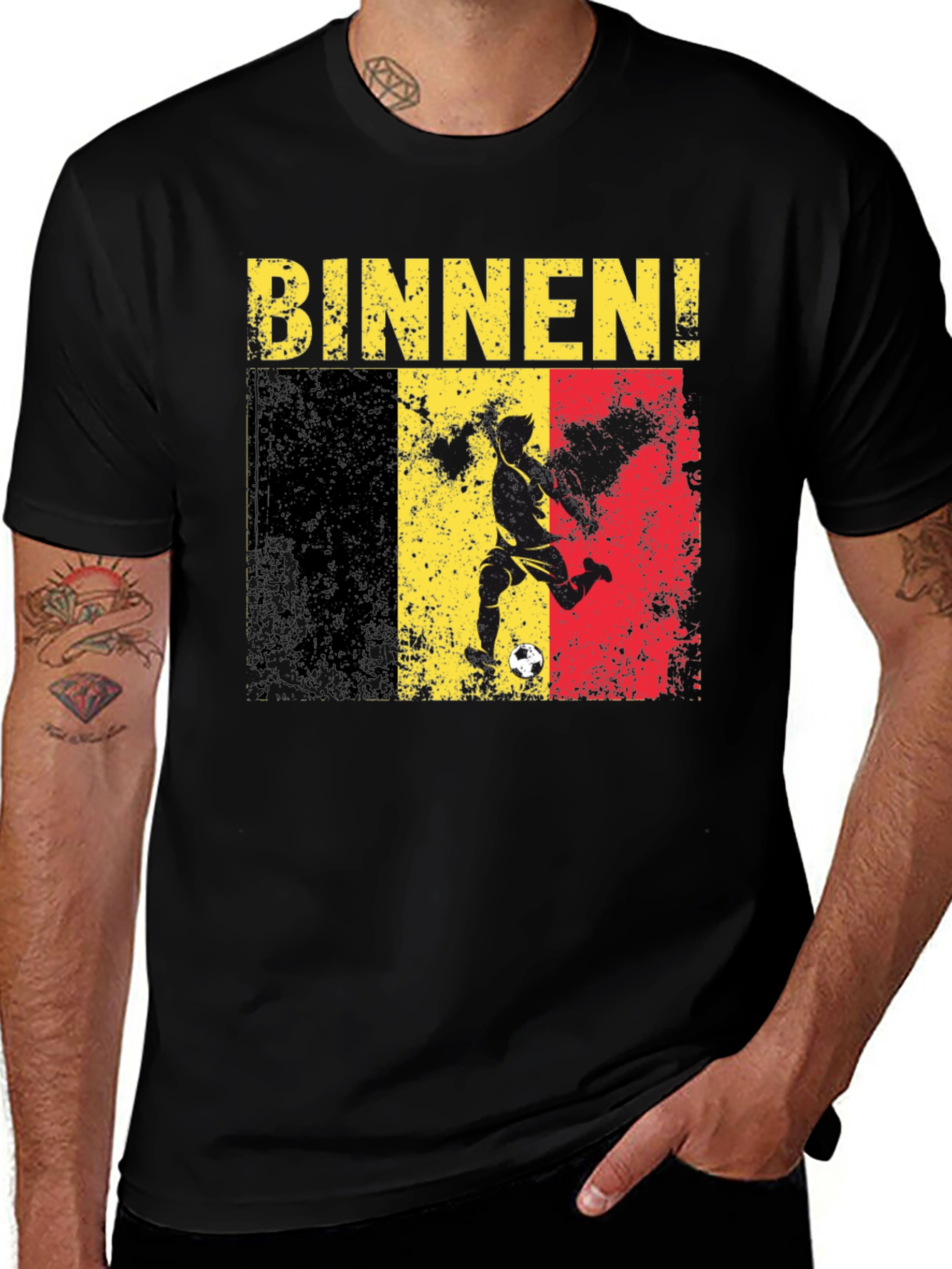 Belgium Soccer T-Shirt BINNNEN! 