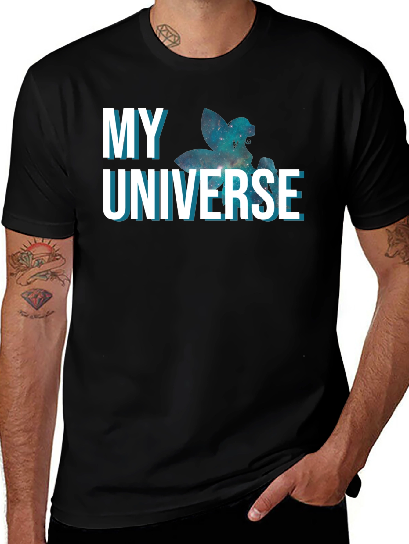 Variant 21 of My Universe Galaxy T-Shirt - Stylish Black Tee