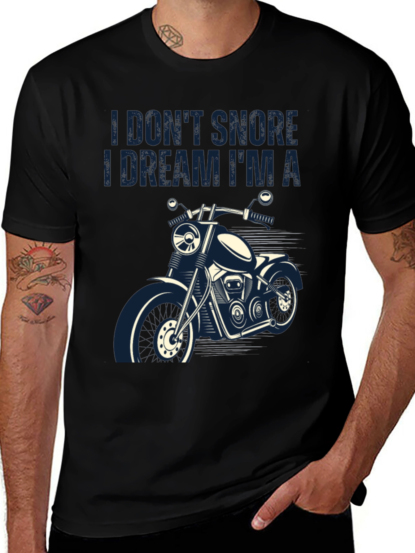 Variant 14 of I Don't Snore I Dream I'm A Biker T-Shirt
