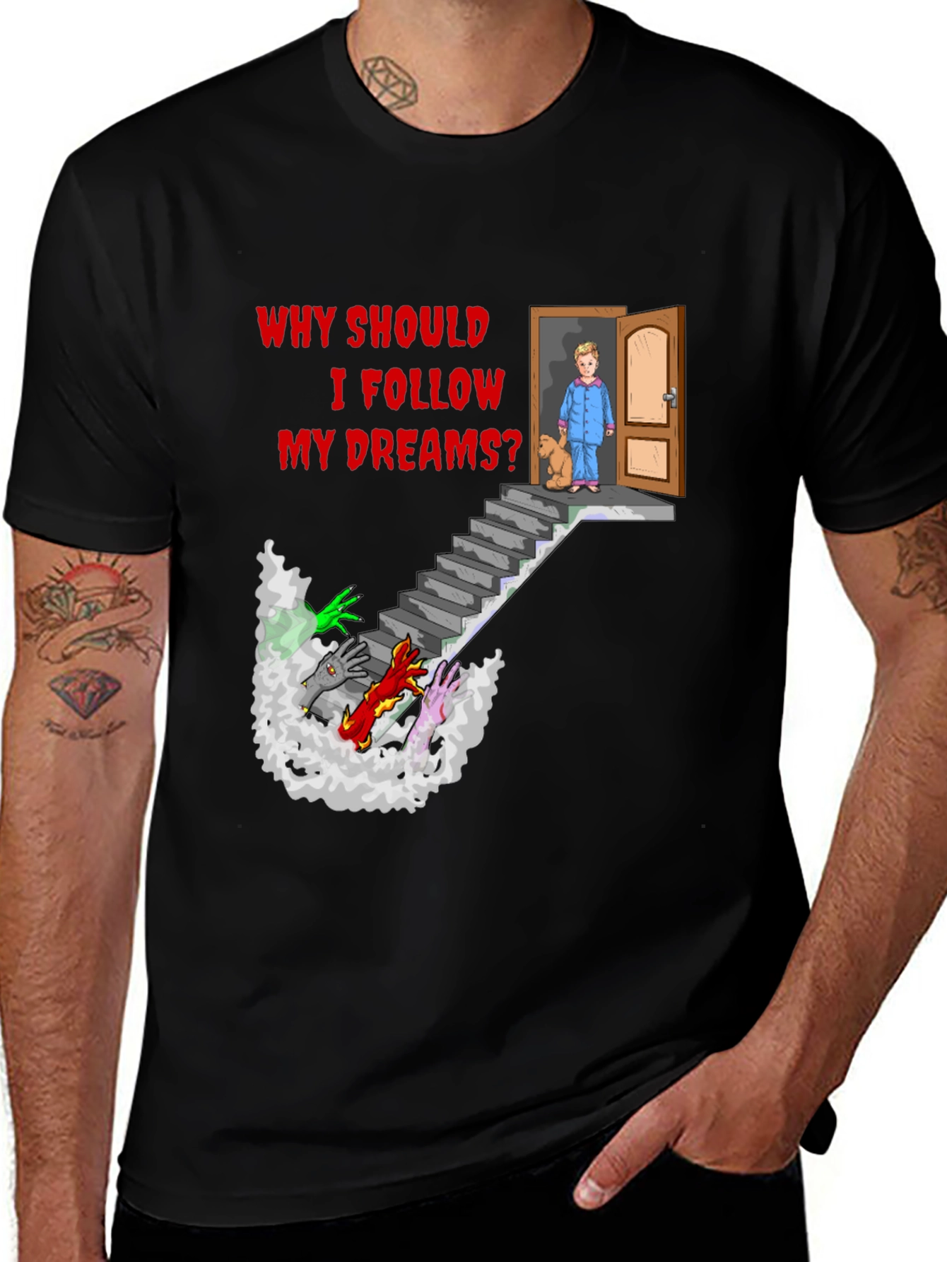 Variant 6 of Why Should I Follow My Dreams? T-Shirt