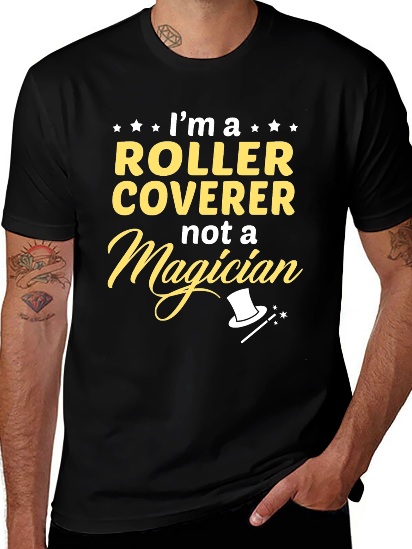 Variant 23 of Roller Coverer T-Shirt - Not a Magician