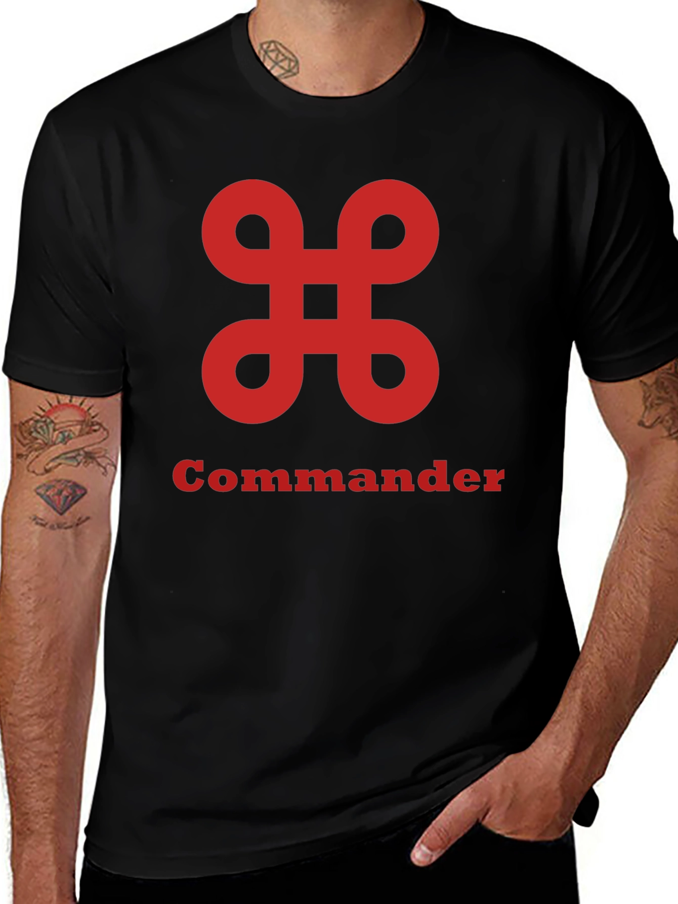 Variant 14 of Commander Graphic Tee - Stylish and Bold