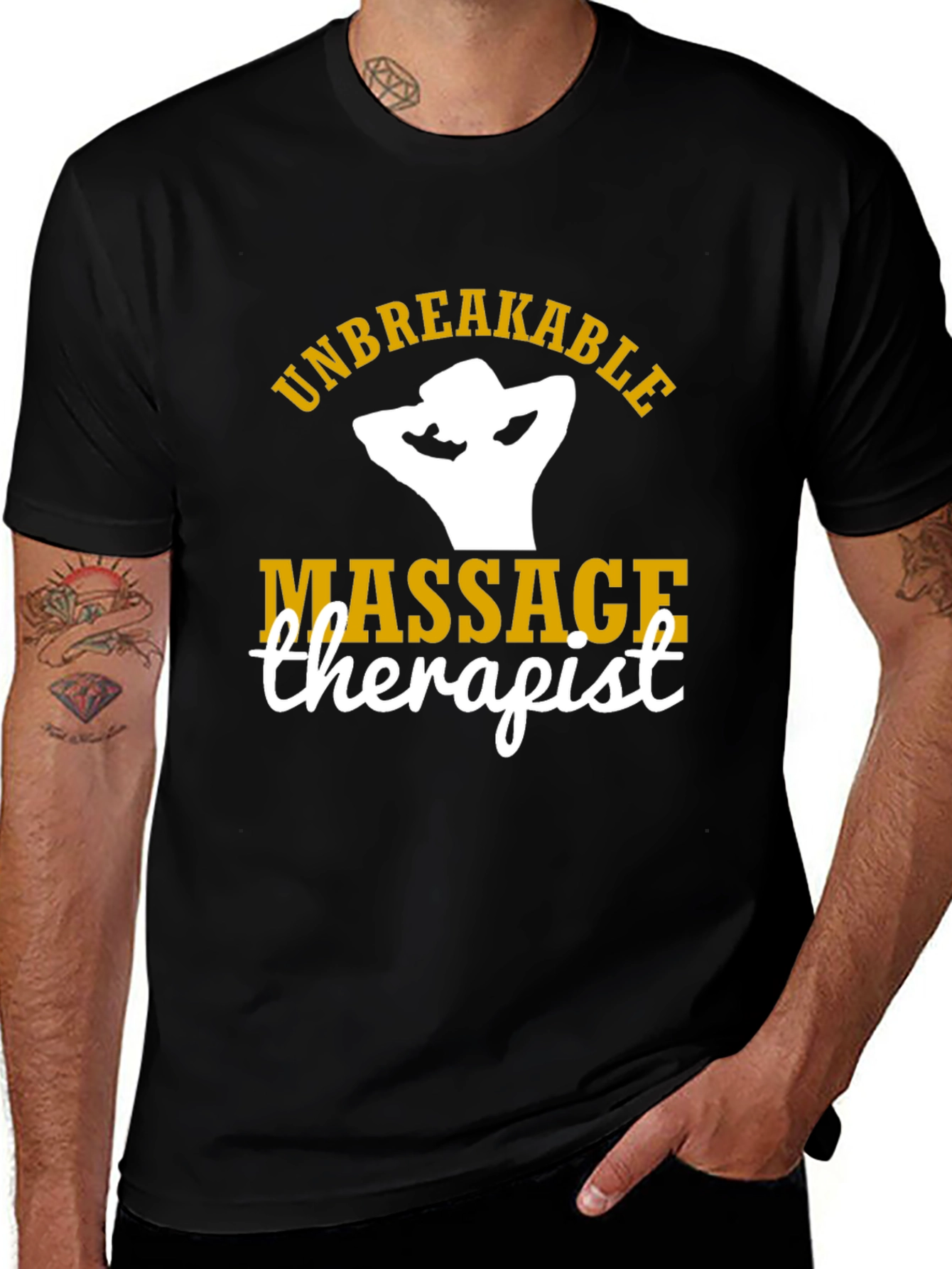 Variant 10 of Unbreakable Massage Therapist T-Shirt