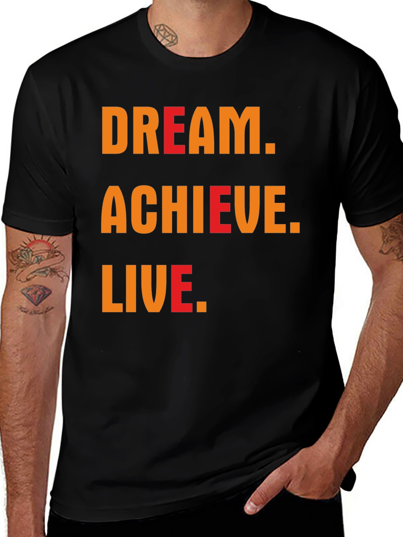 Variant 30 of Dream Achieve Live Graphic Tee