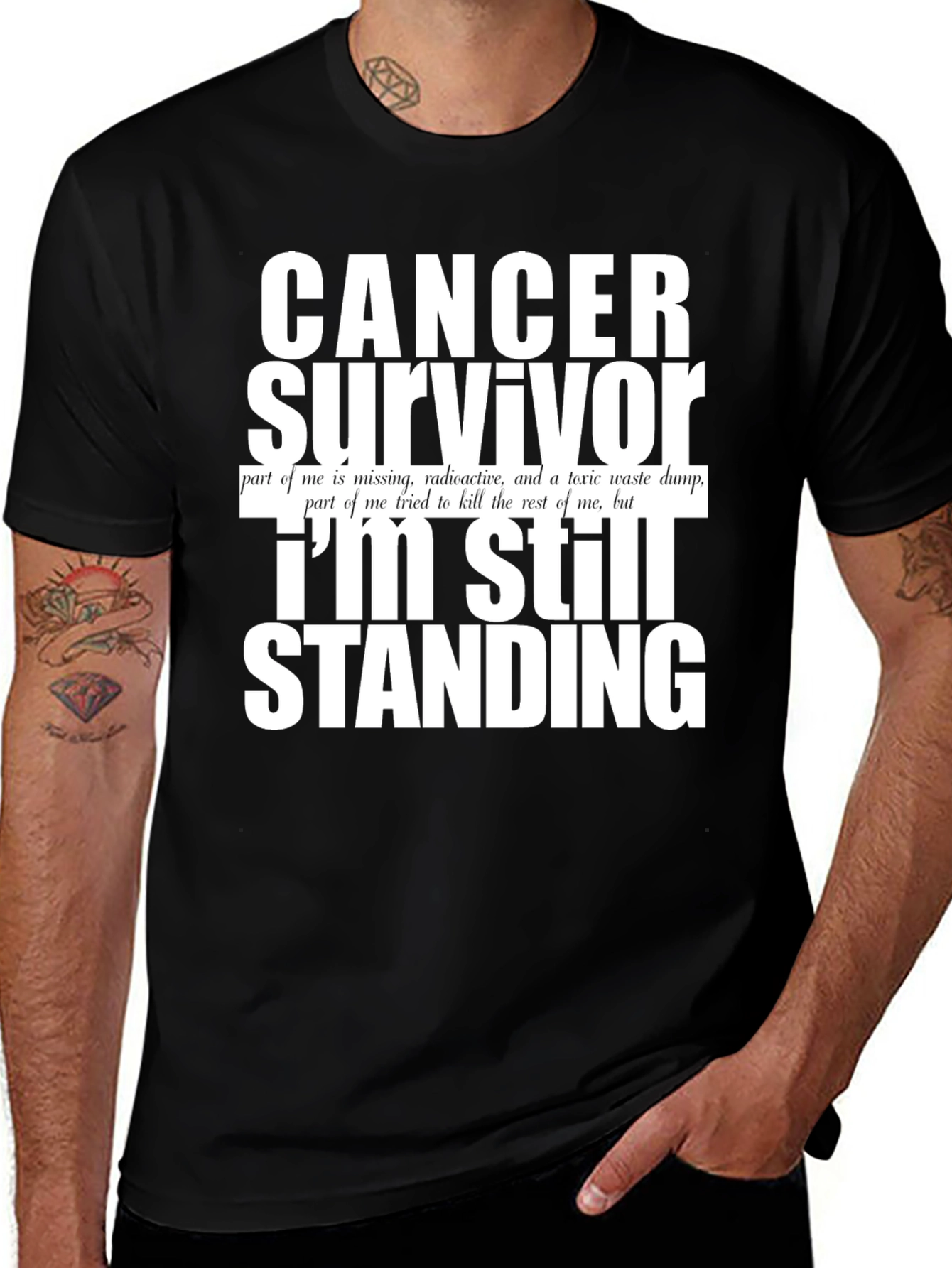 Variant 16 of Cancer Survivor T-Shirt - Still Standing