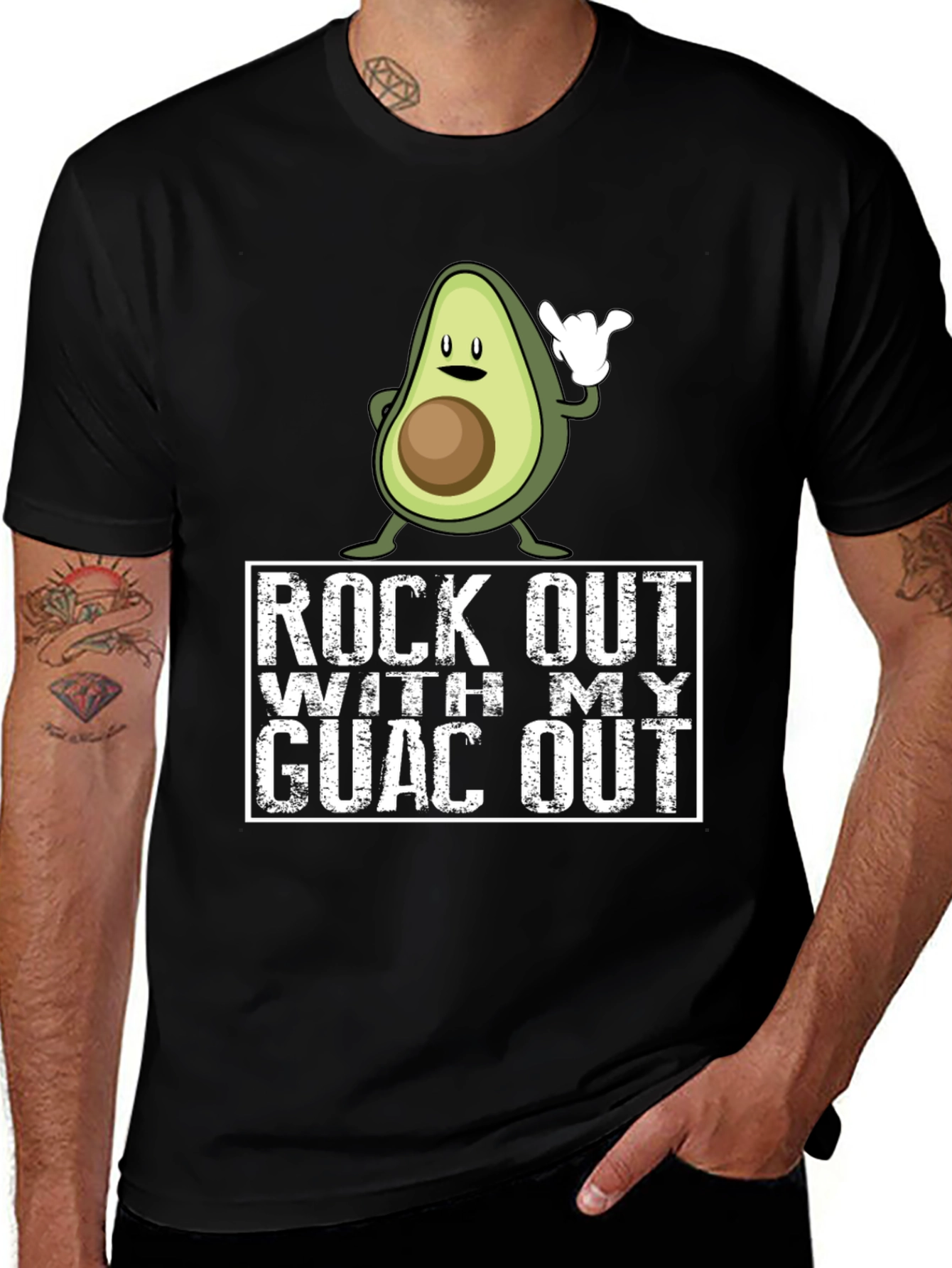 Variant 6 of Rock Out with My Guac Out Graphic Tee