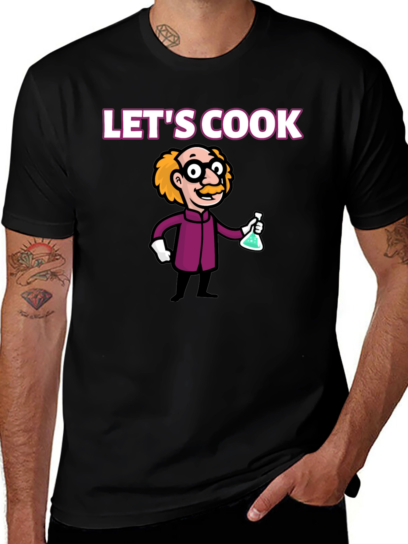 Variant 6 of Let's Cook Mad Scientist T-Shirt
