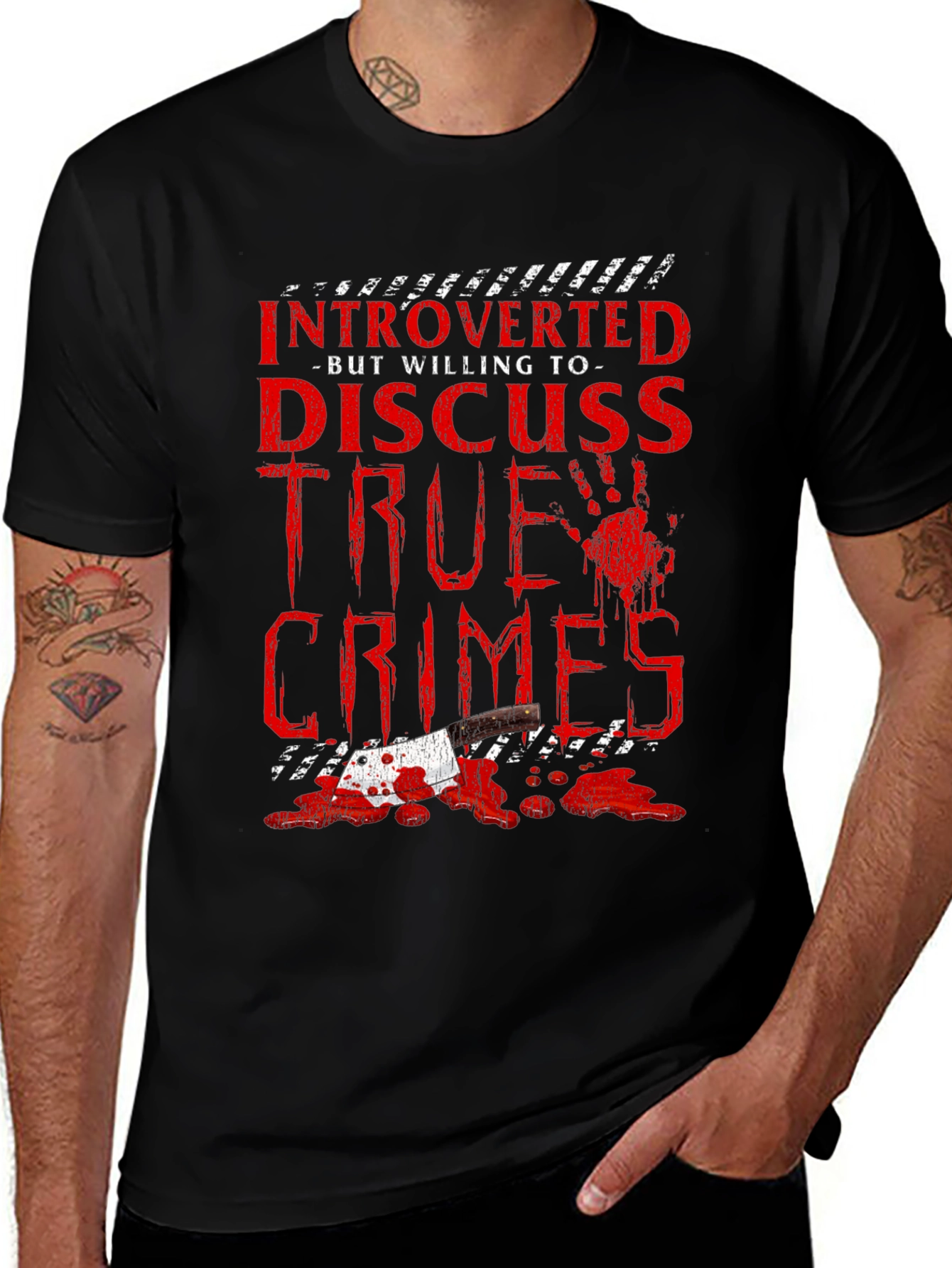 Variant 25 of Introverted True Crime T-Shirt