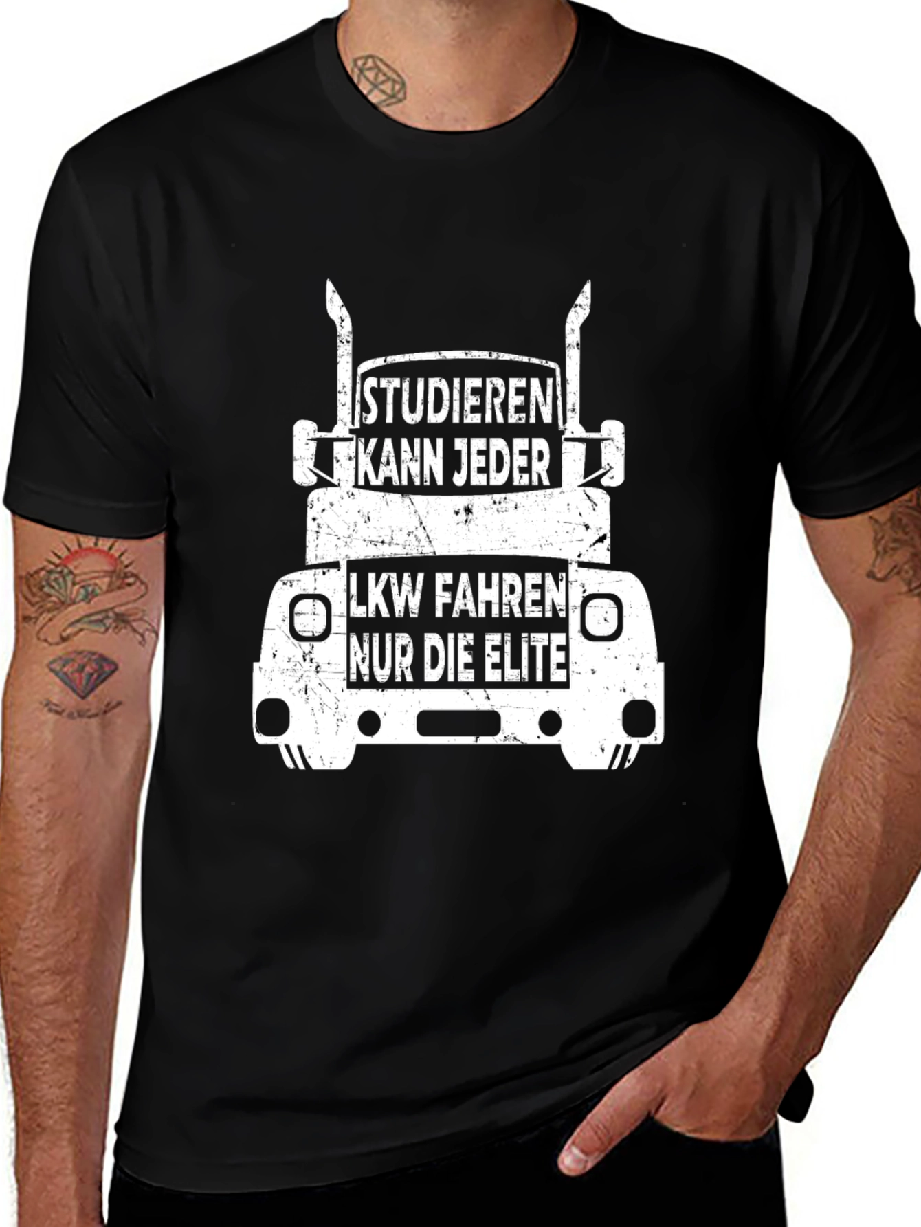 Variant 7 of Trucker Elite Tee - "LKW Fahren" Graphic T-Shirt