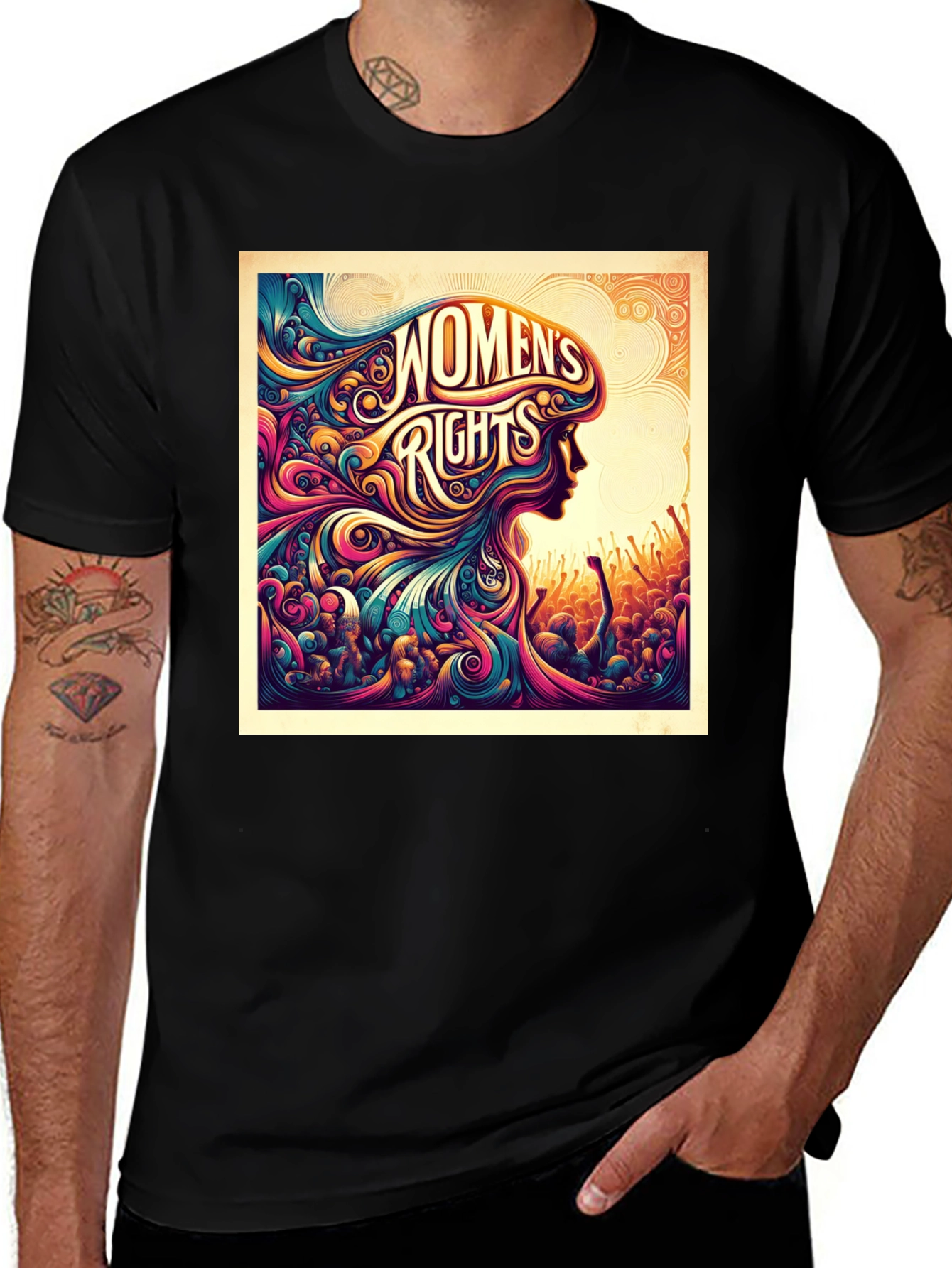 Variant 25 of Women's Rights Graphic Tee - Empowering Design