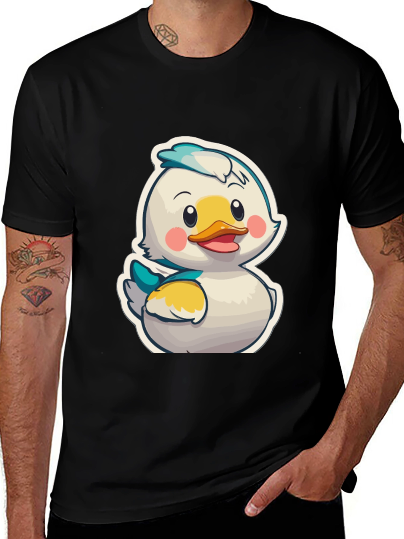 Variant 15 of Duckling Cartoon Graphic T-Shirt