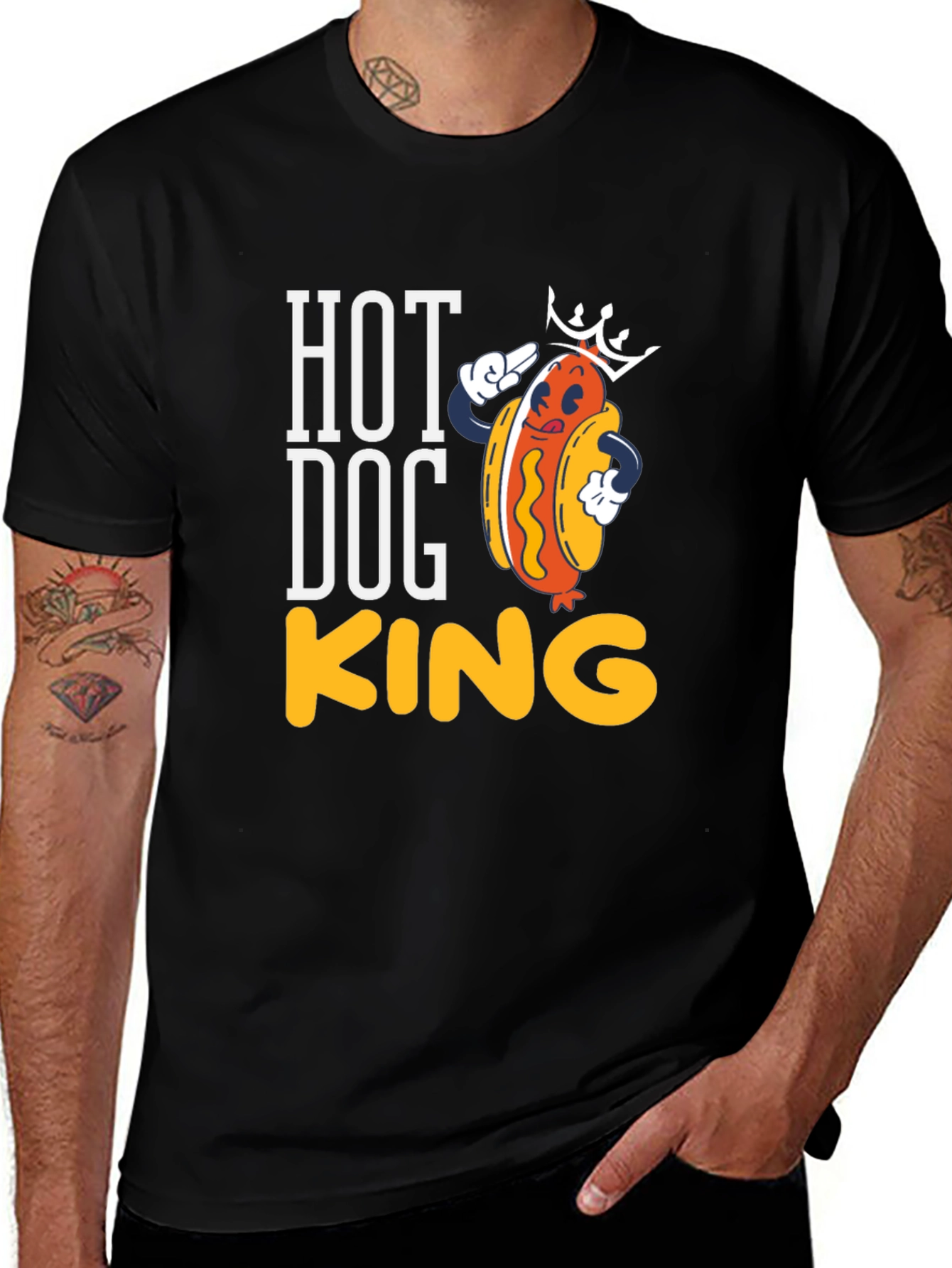Variant 25 of Hot Dog King Graphic Tee