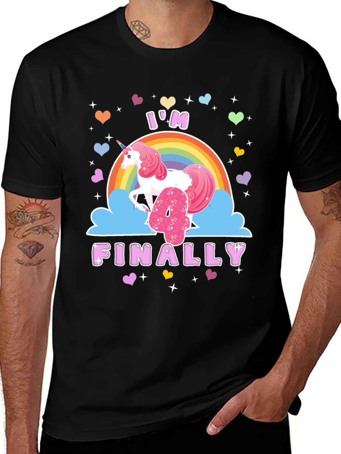 Variant 20 of I'm Finally 4 Unicorn Birthday T-Shirt