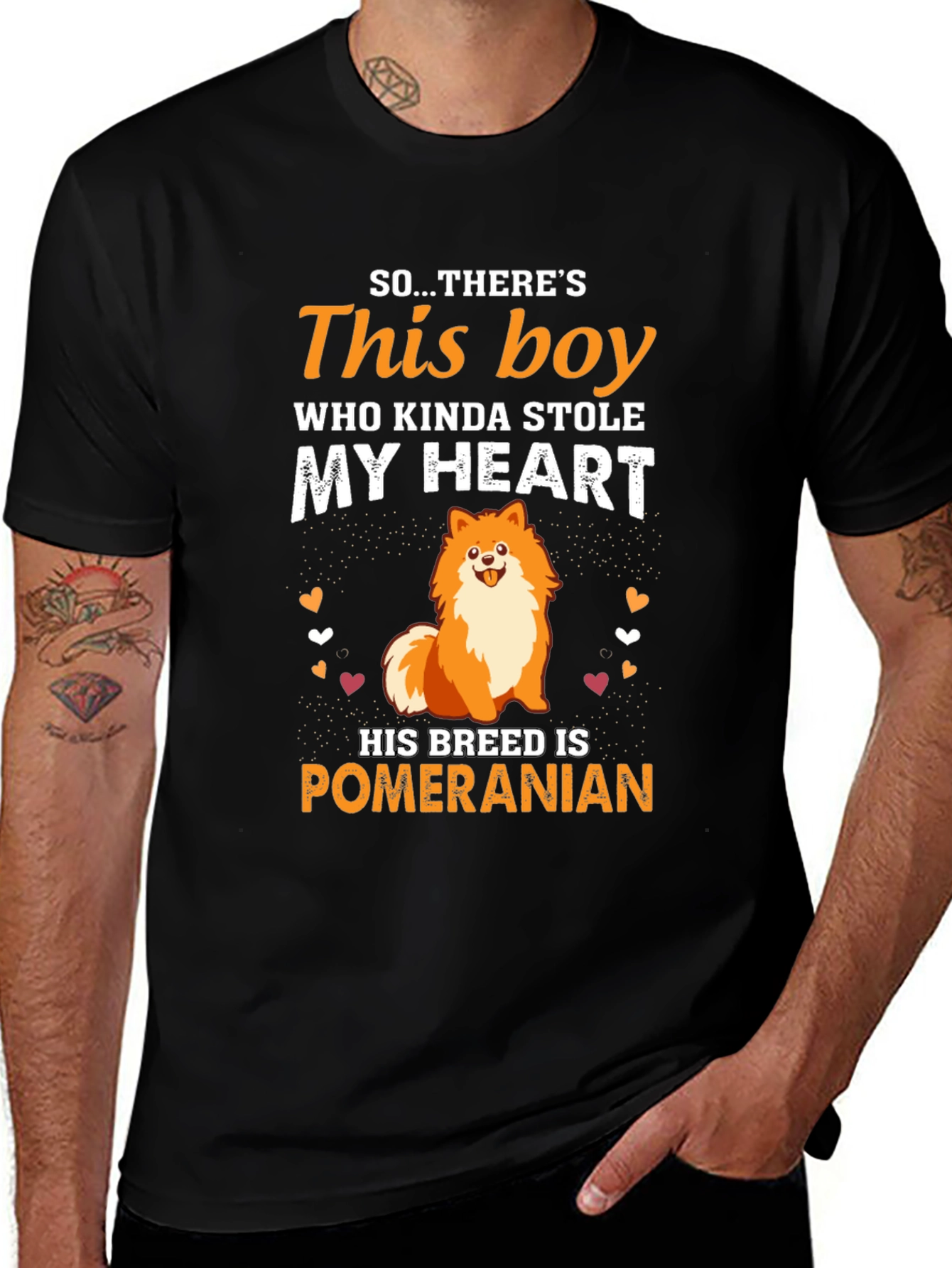 Pomeranian Dog Lover T-Shirt - Stole My Heart