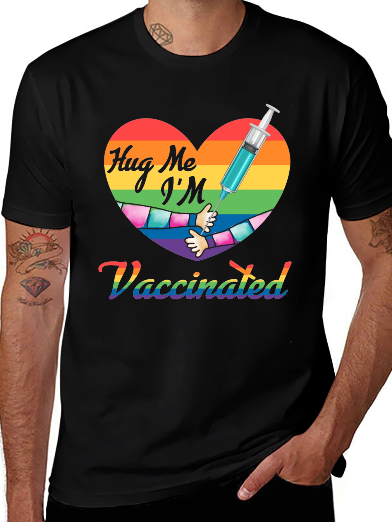 Hug Me I'm Vaccinated T-Shirt