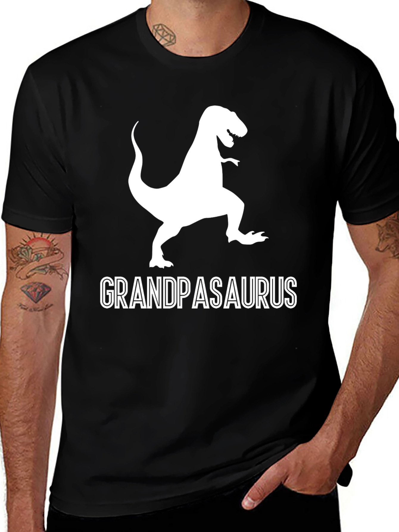 Grandpasaurus T-Shirt - Dinosaur Grandpa Tee