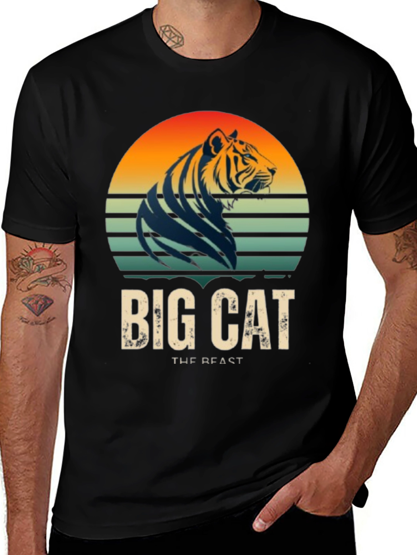 Variant 10 of Big Cat Tiger Graphic T-Shirt