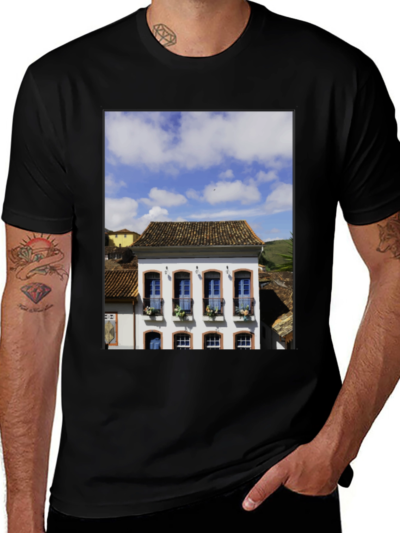 Architectural Black T-Shirt