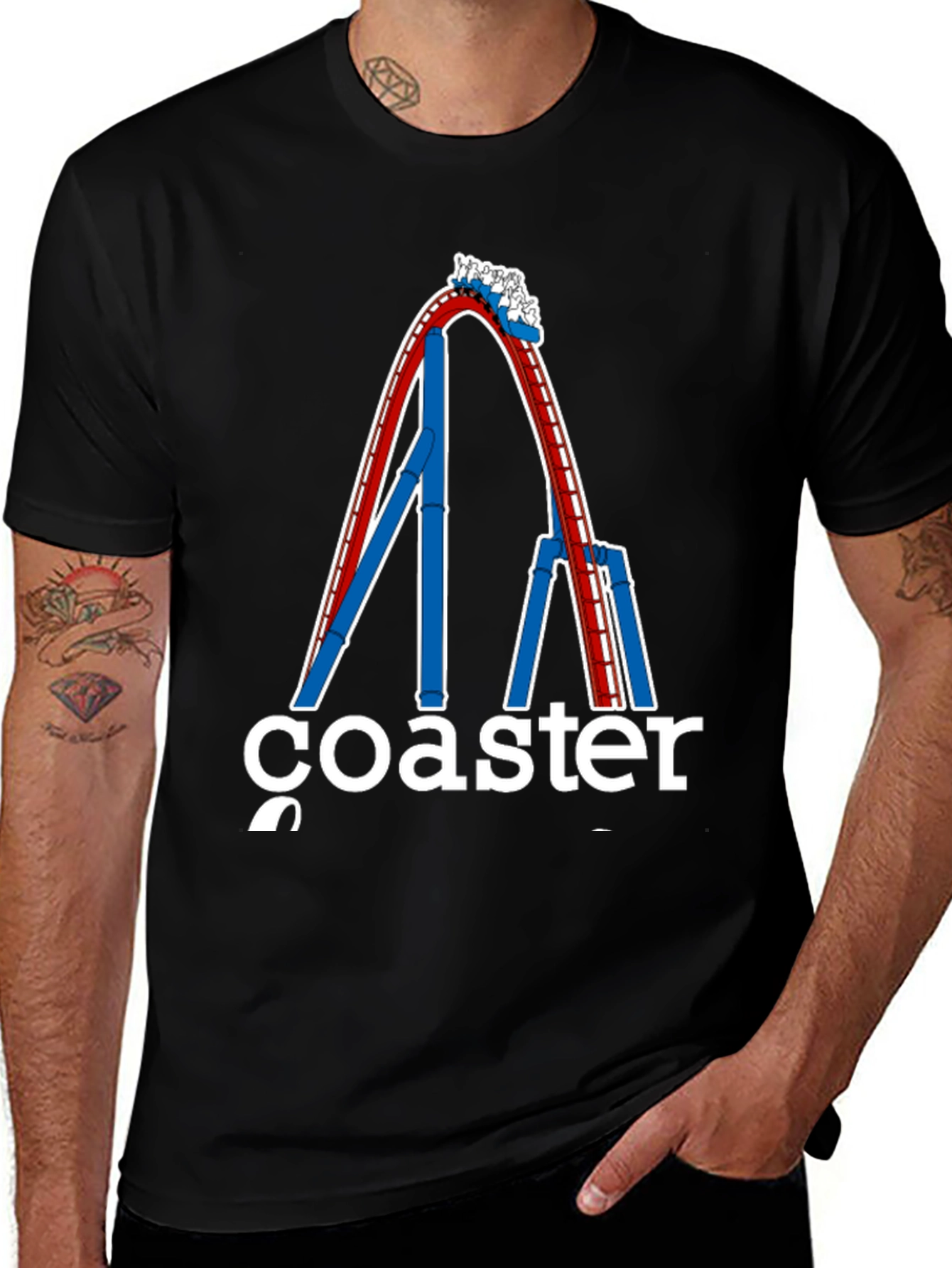 Variant 22 of Coaster Graphic Tee - Thrill Ride Apparel