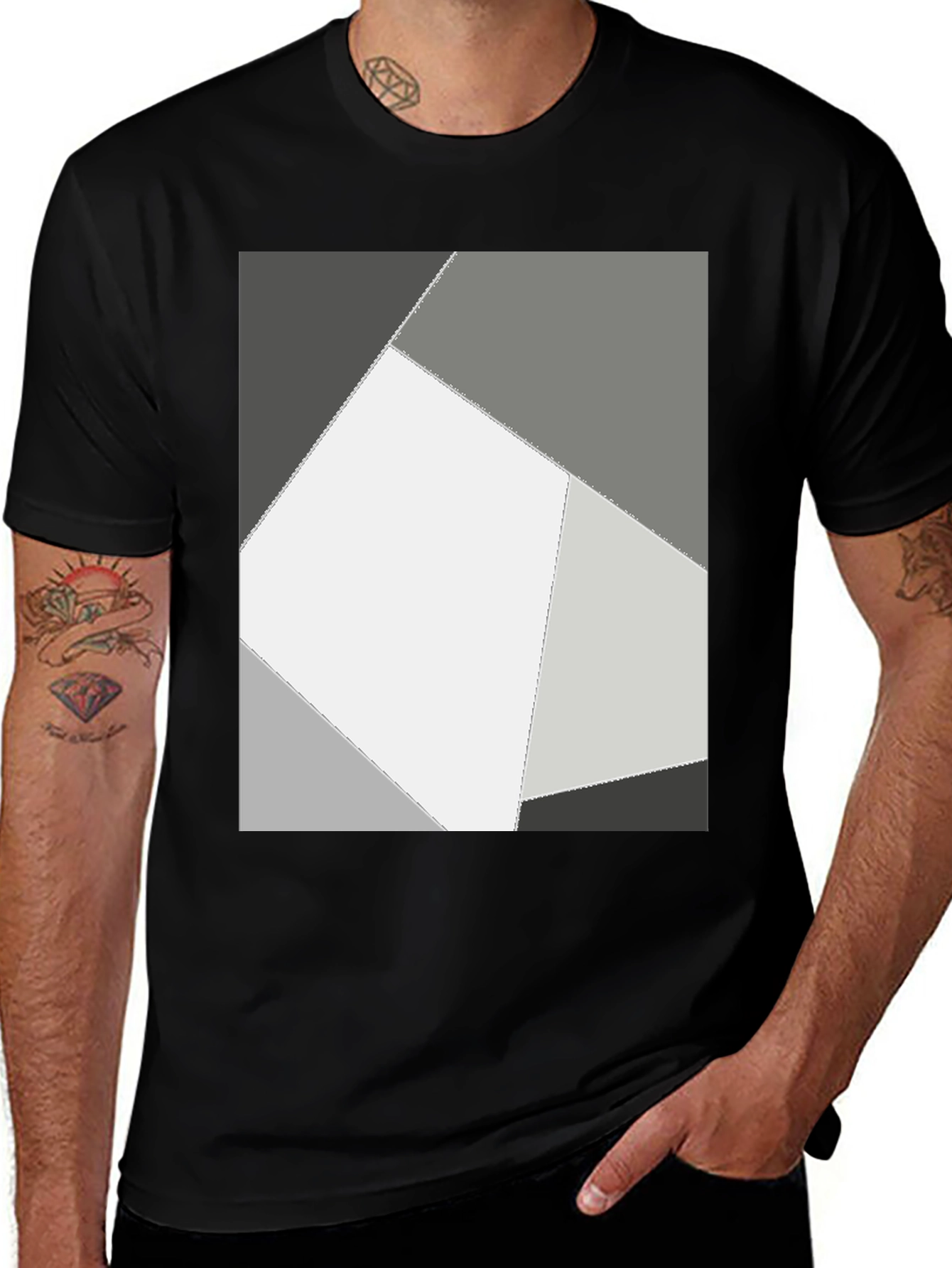 Variant 23 of Geometric Abstract T-Shirt