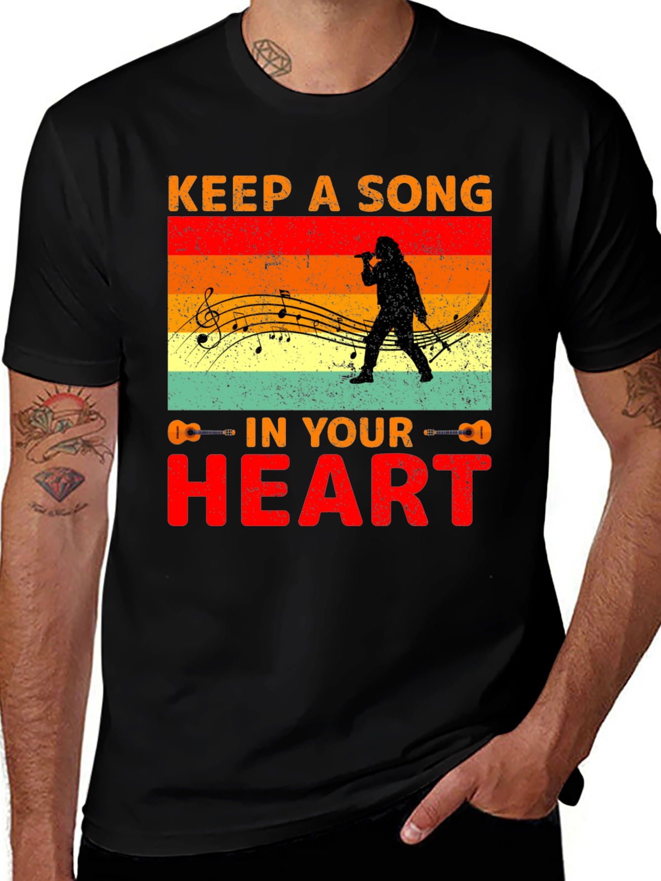 Variant 15 of Keep A Song in Your Heart Graphic T-Shirt