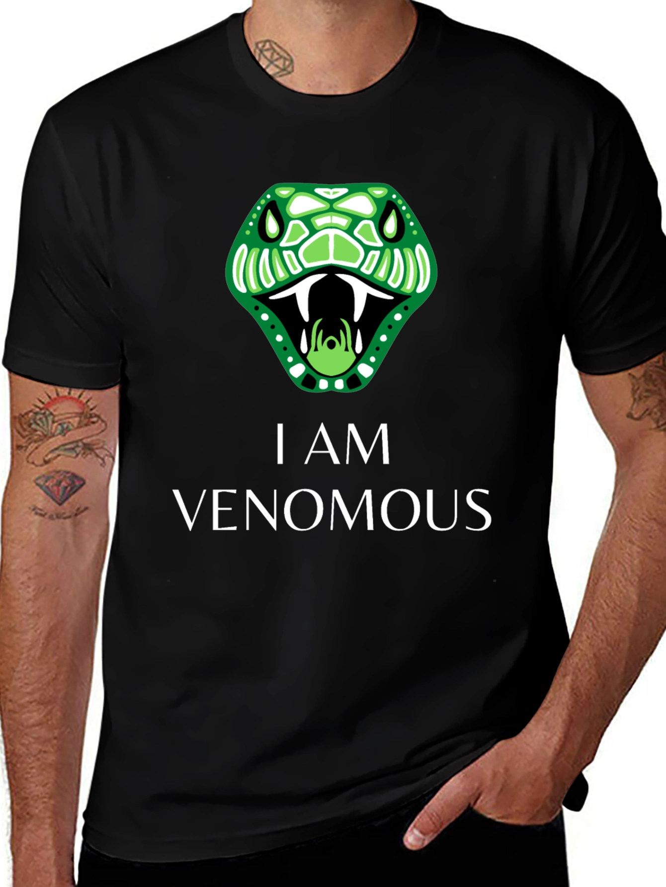 Variant 10 of Venomous Snake T-Shirt