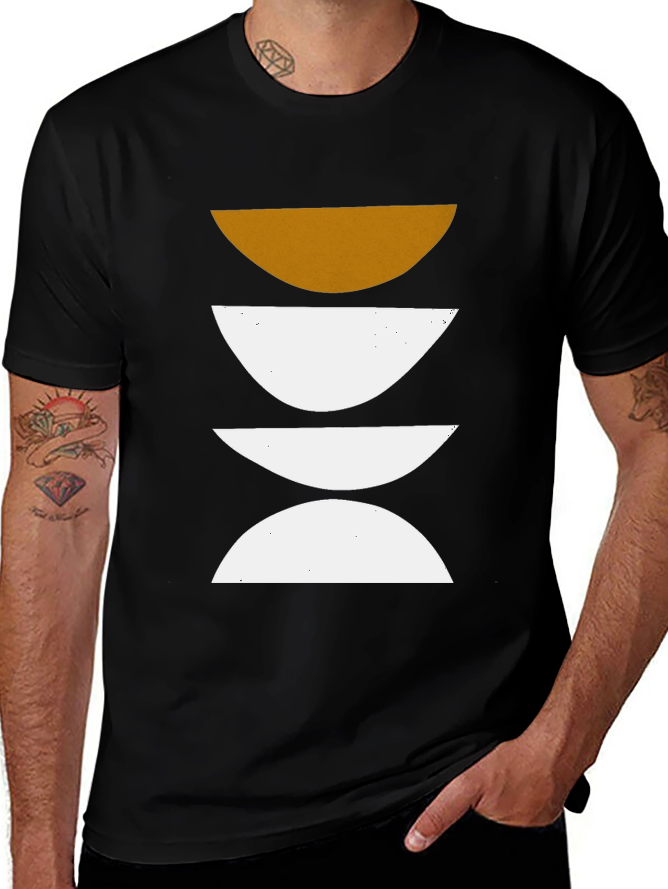 Variant 8 of Modern Geometric Tee - Abstract Design